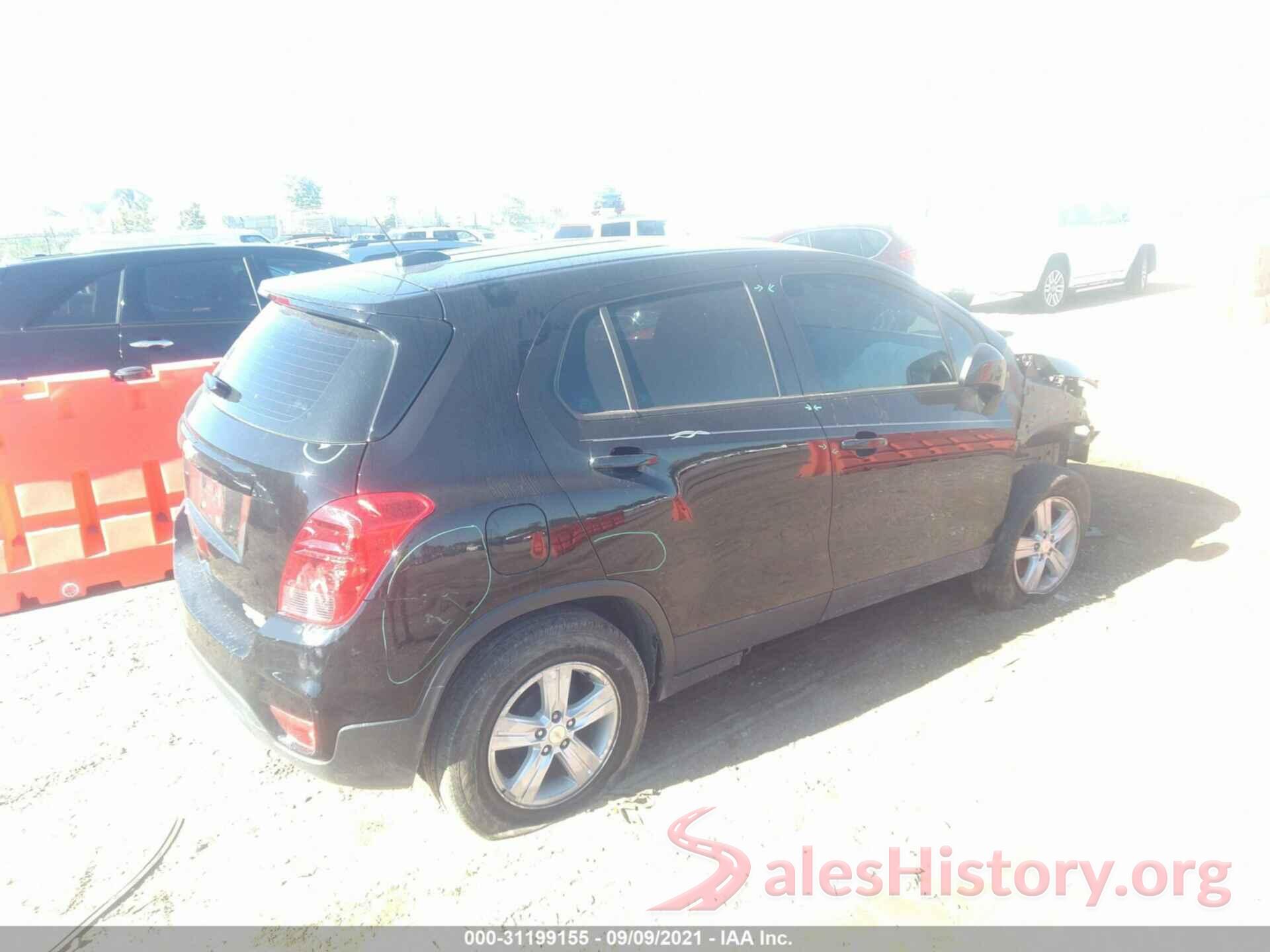 3GNCJKSB7LL166907 2020 CHEVROLET TRAX