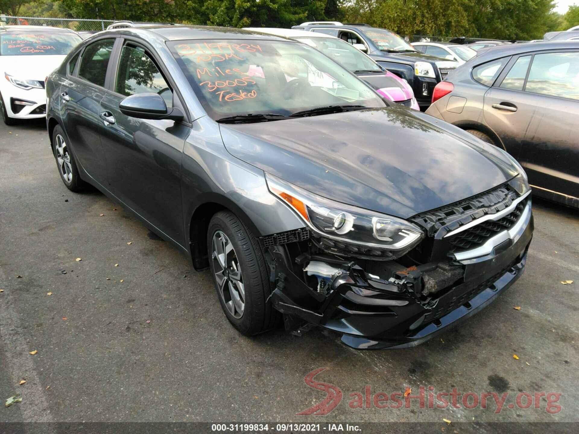 3KPF24ADXKE106849 2019 KIA FORTE