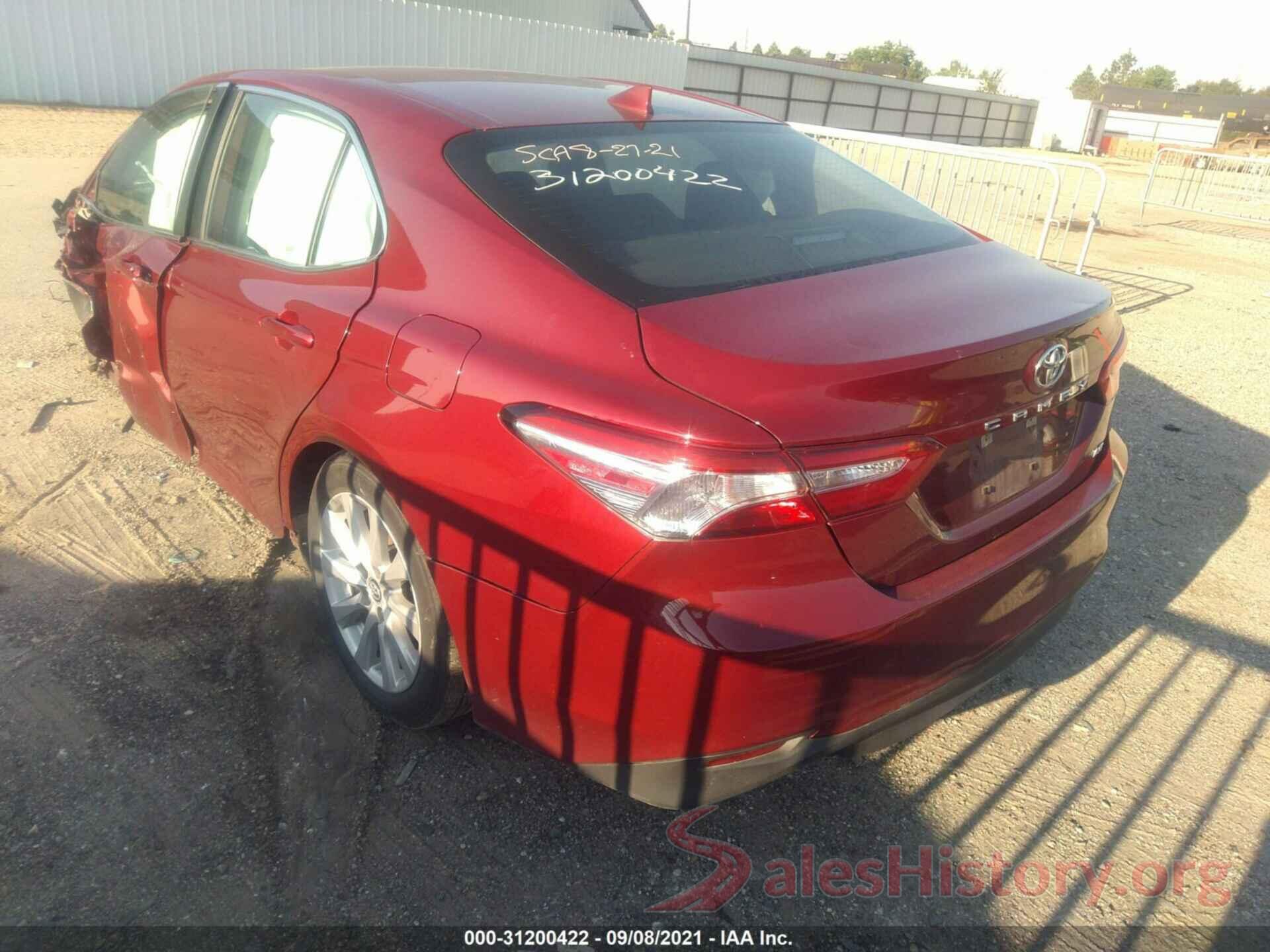 4T1B11HK3KU773554 2019 TOYOTA CAMRY