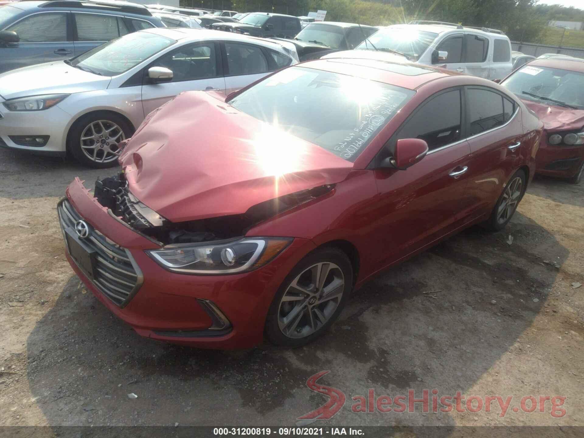 5NPD84LF3HH059303 2017 HYUNDAI ELANTRA