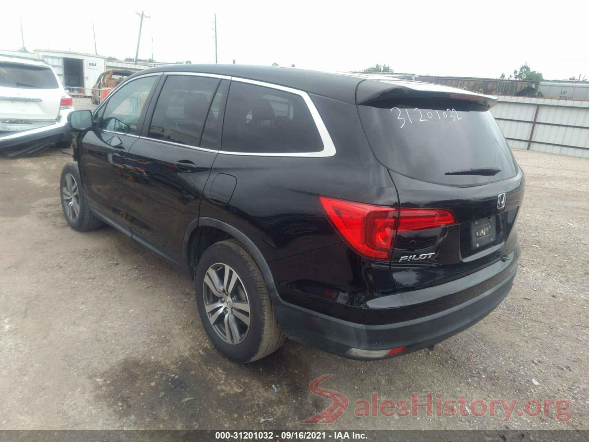 5FNYF5H86GB013419 2016 HONDA PILOT