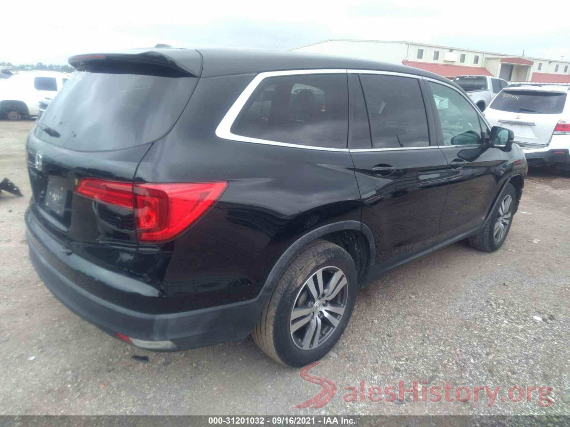 5FNYF5H86GB013419 2016 HONDA PILOT