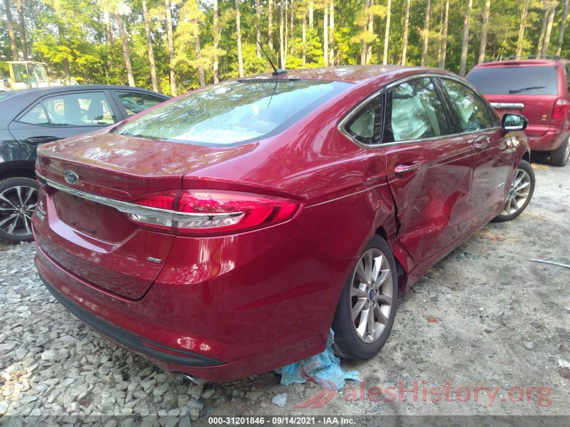 3FA6P0PU0HR243565 2017 FORD FUSION ENERGI