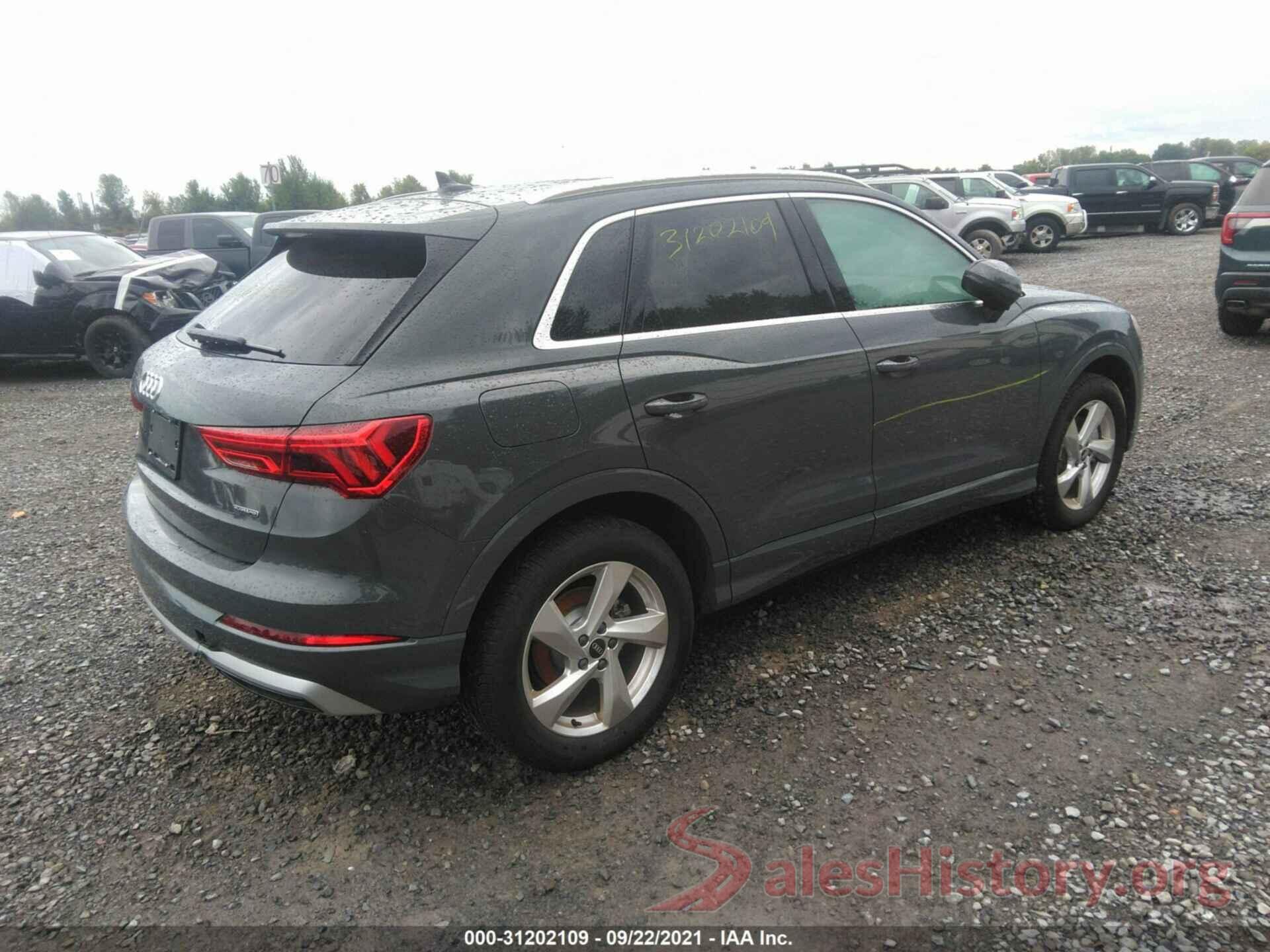 WA1AUCF34M1108837 2021 AUDI Q3