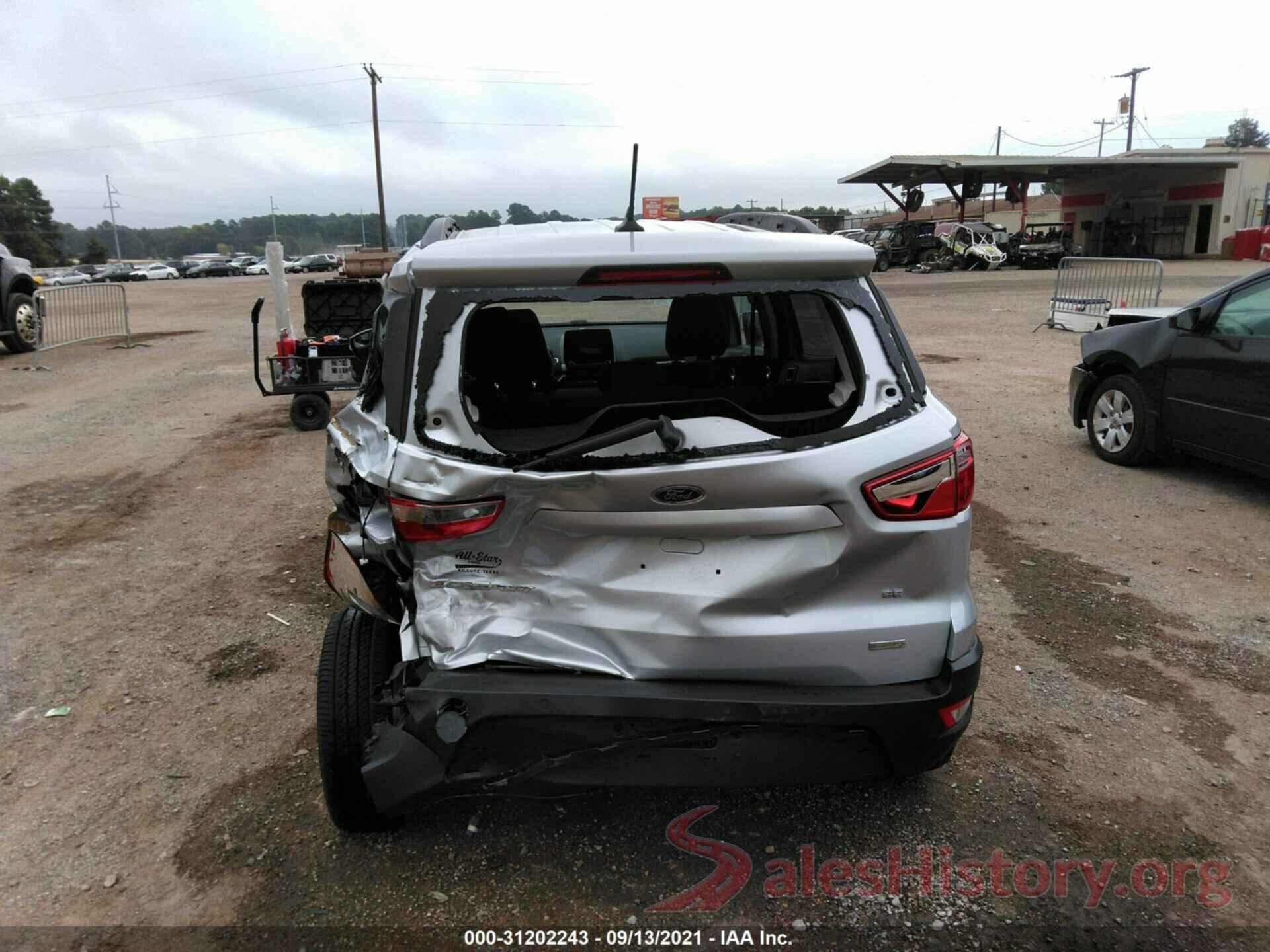 MAJ3S2GE6LC378319 2020 FORD ECOSPORT