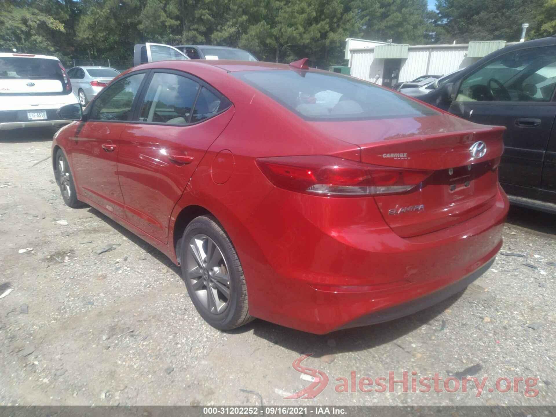 5NPD84LF3JH300914 2018 HYUNDAI ELANTRA