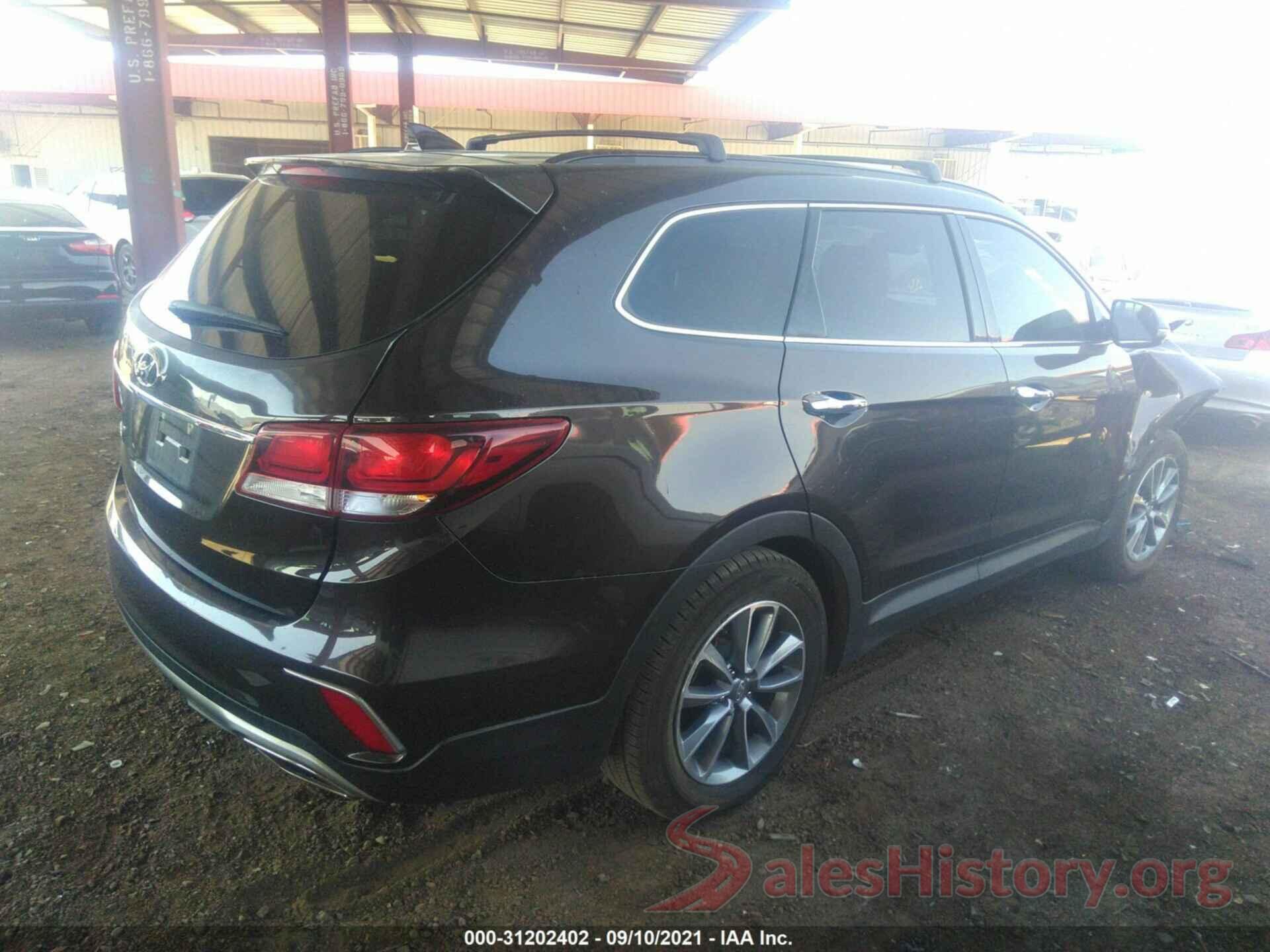 KM8SN4HF6HU175296 2017 HYUNDAI SANTA FE