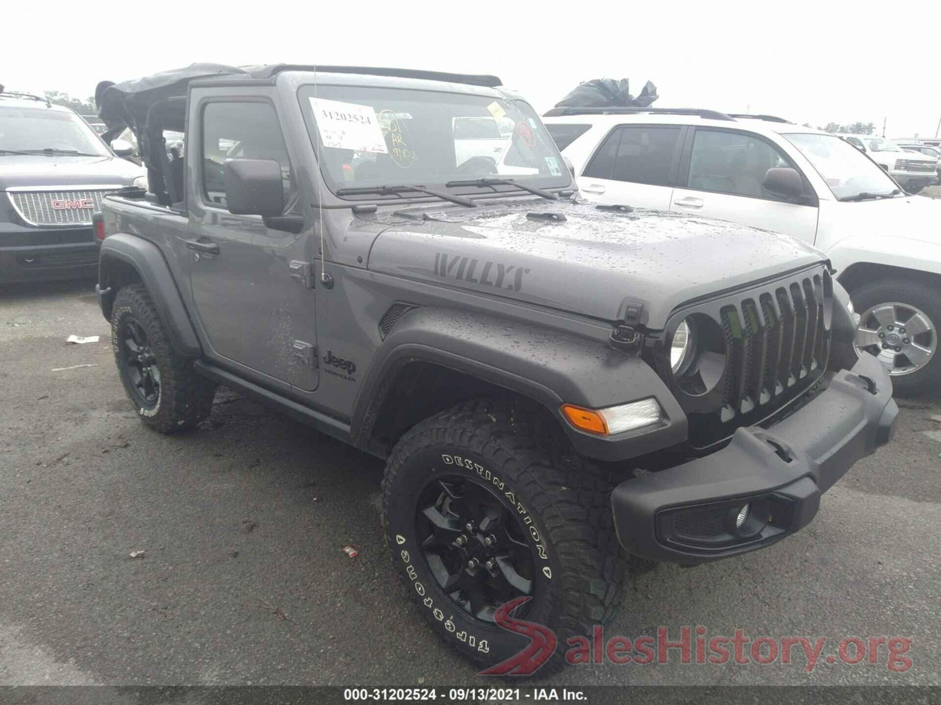 1C4GJXAN4MW640617 2021 JEEP WRANGLER