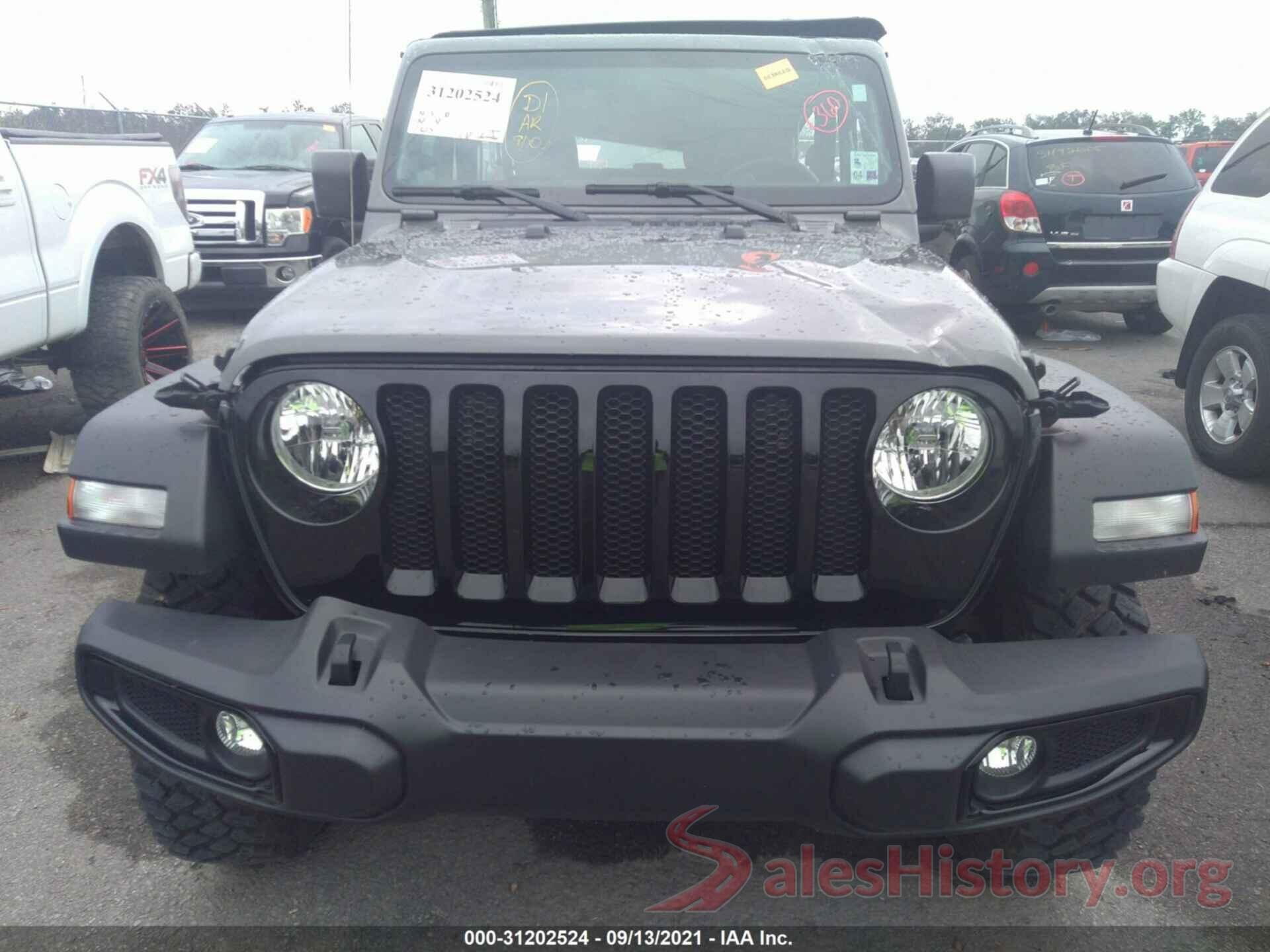 1C4GJXAN4MW640617 2021 JEEP WRANGLER