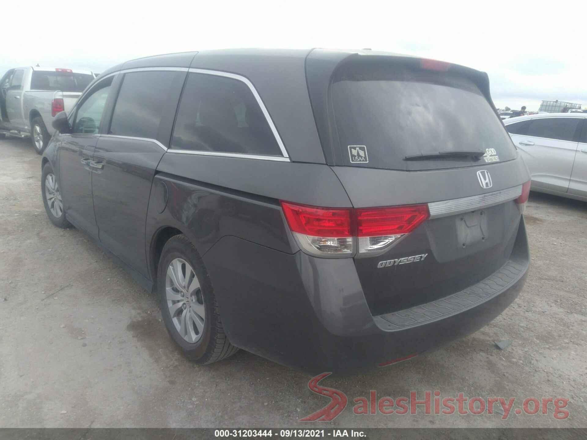 5FNRL5H61GB128442 2016 HONDA ODYSSEY