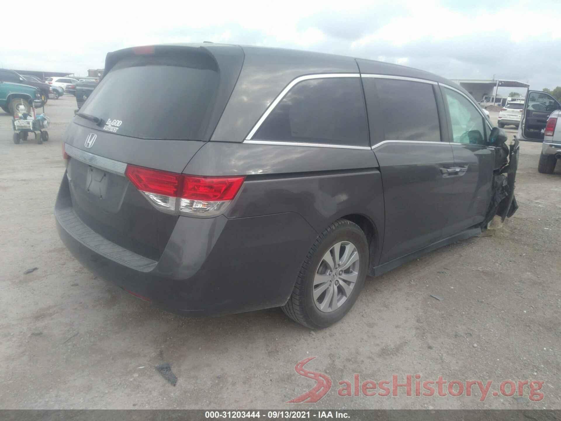 5FNRL5H61GB128442 2016 HONDA ODYSSEY