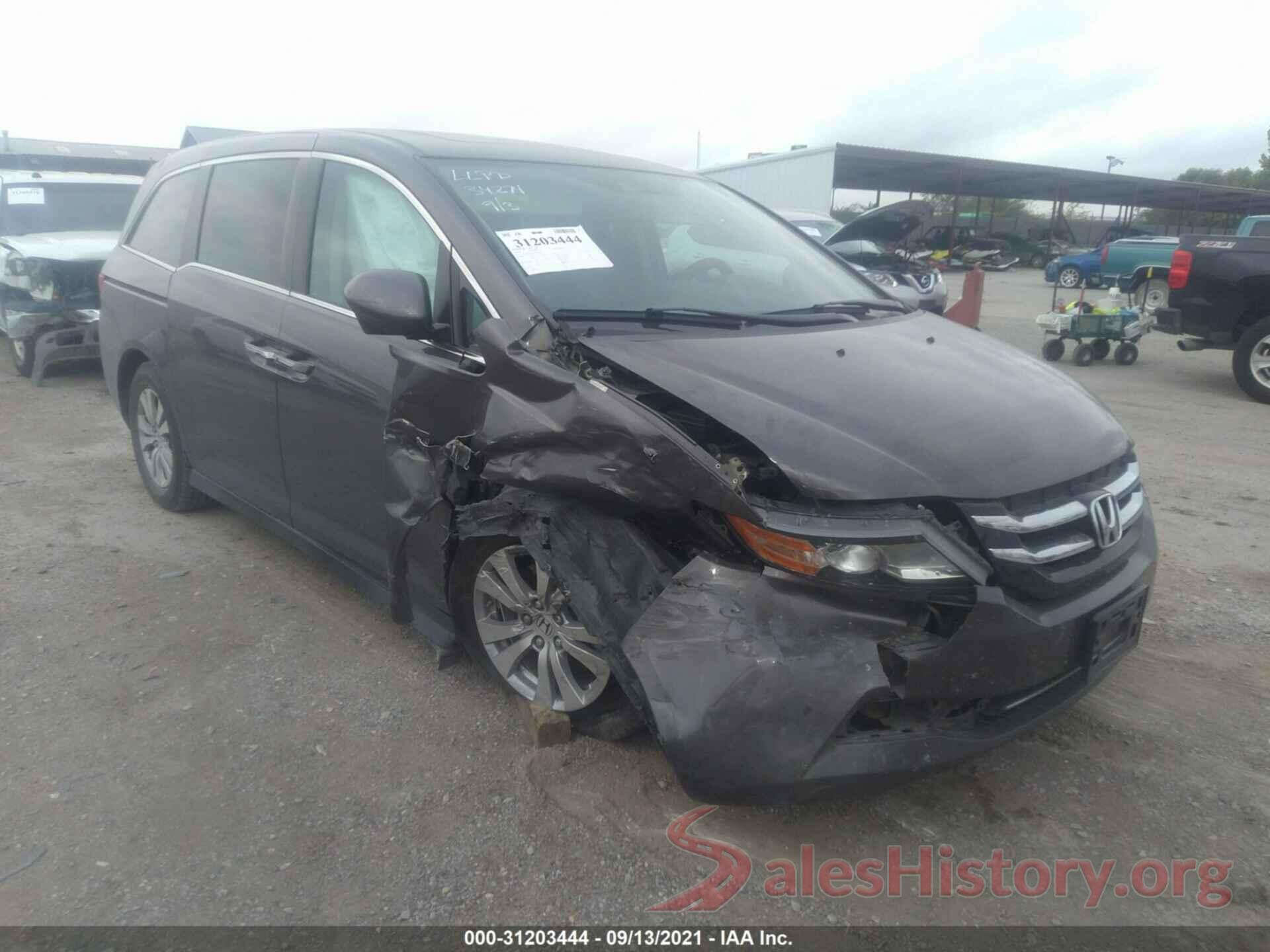 5FNRL5H61GB128442 2016 HONDA ODYSSEY