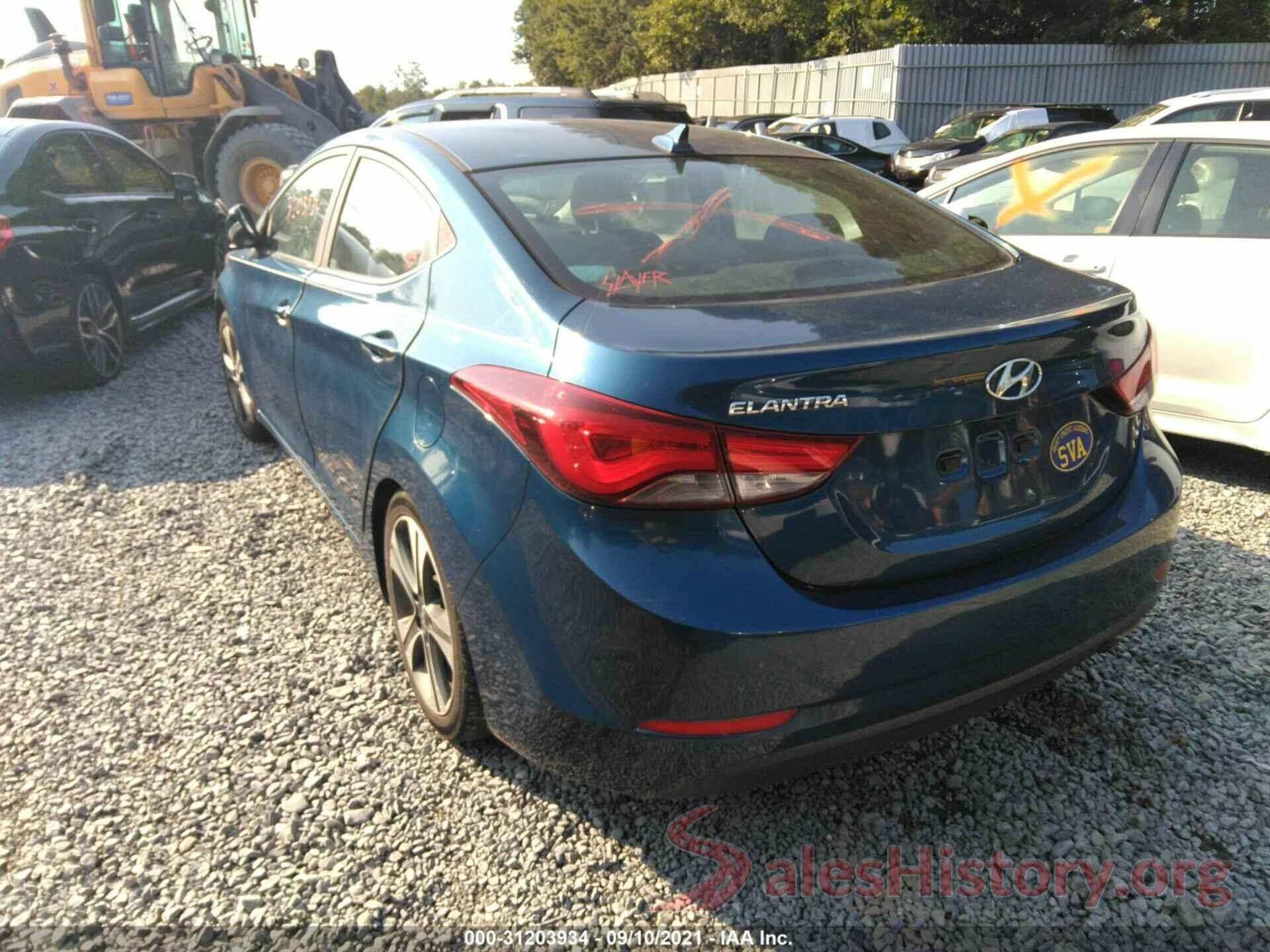 KMHDH4AH2EU104068 2014 HYUNDAI ELANTRA