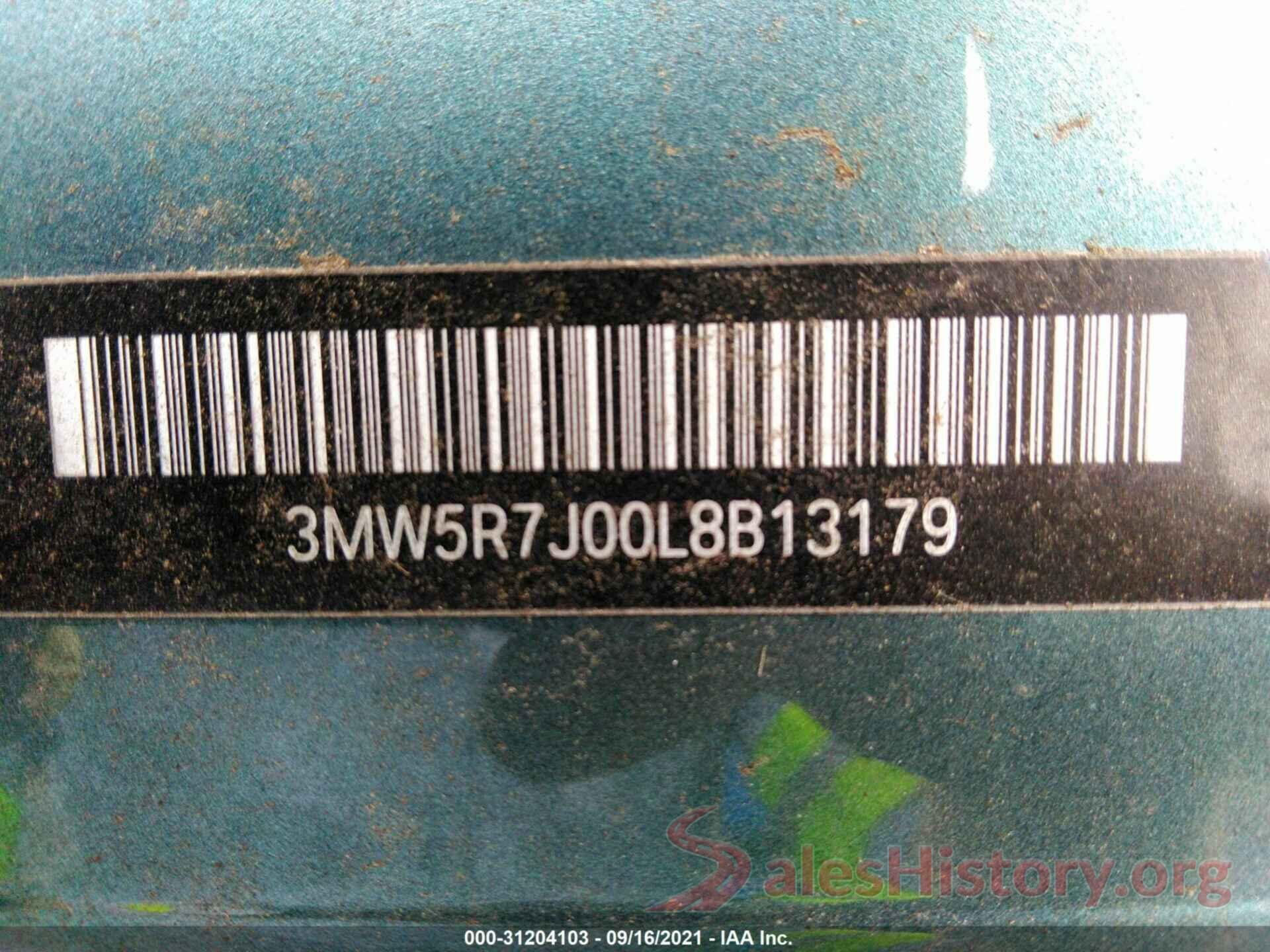 3MW5R7J00L8B13179 2020 BMW 3 SERIES