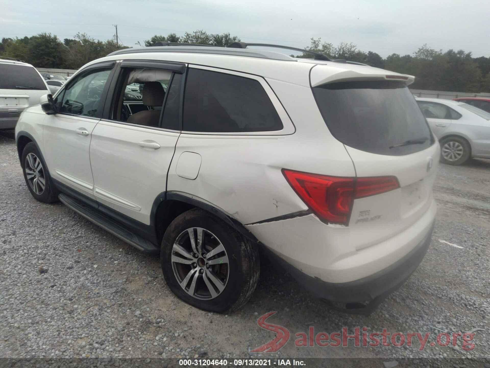 5FNYF5H67GB008129 2016 HONDA PILOT