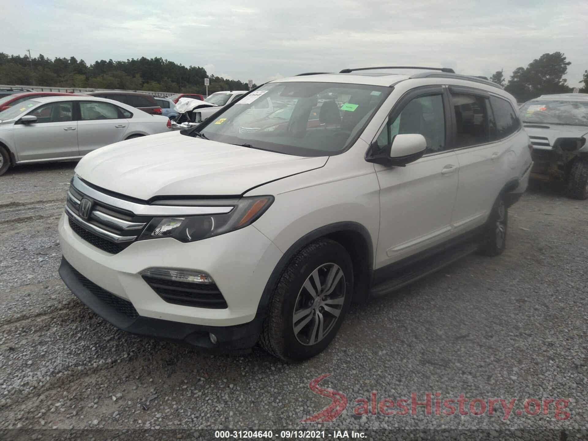 5FNYF5H67GB008129 2016 HONDA PILOT