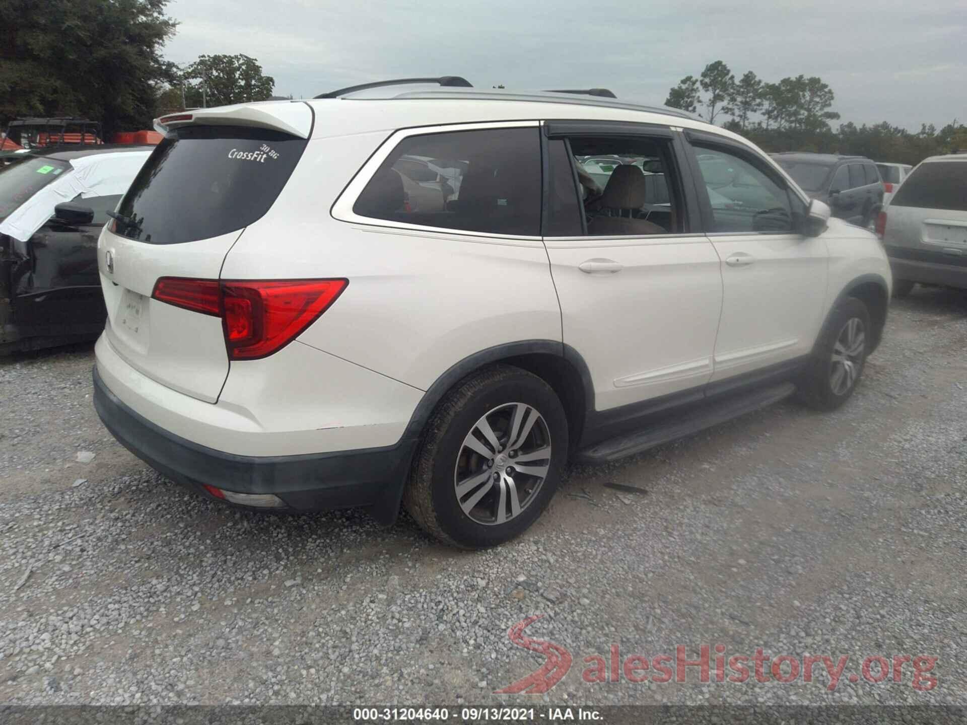 5FNYF5H67GB008129 2016 HONDA PILOT