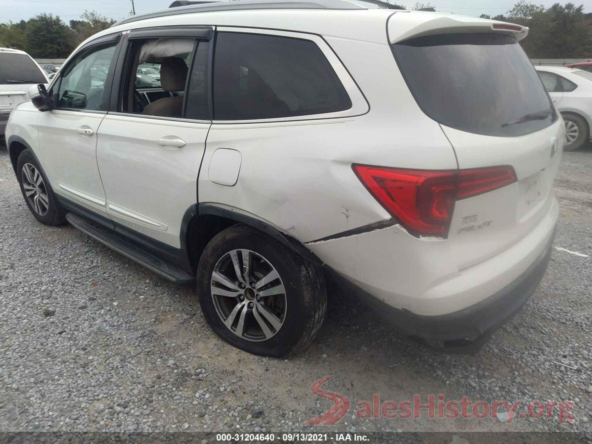 5FNYF5H67GB008129 2016 HONDA PILOT