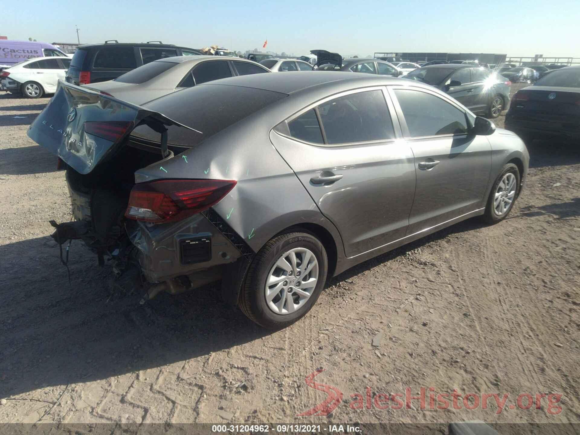 5NPD74LF9LH505272 2020 HYUNDAI ELANTRA