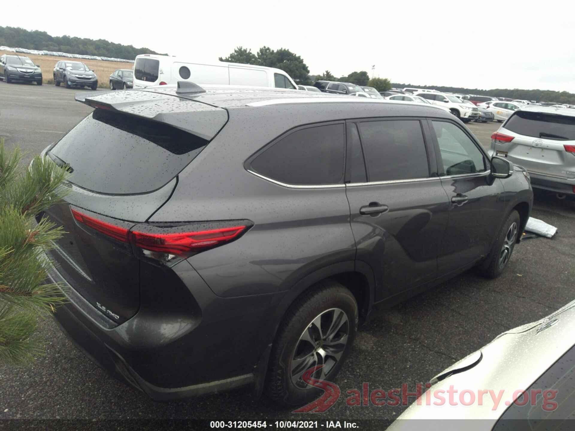 5TDHZRBH0MS534764 2021 TOYOTA HIGHLANDER