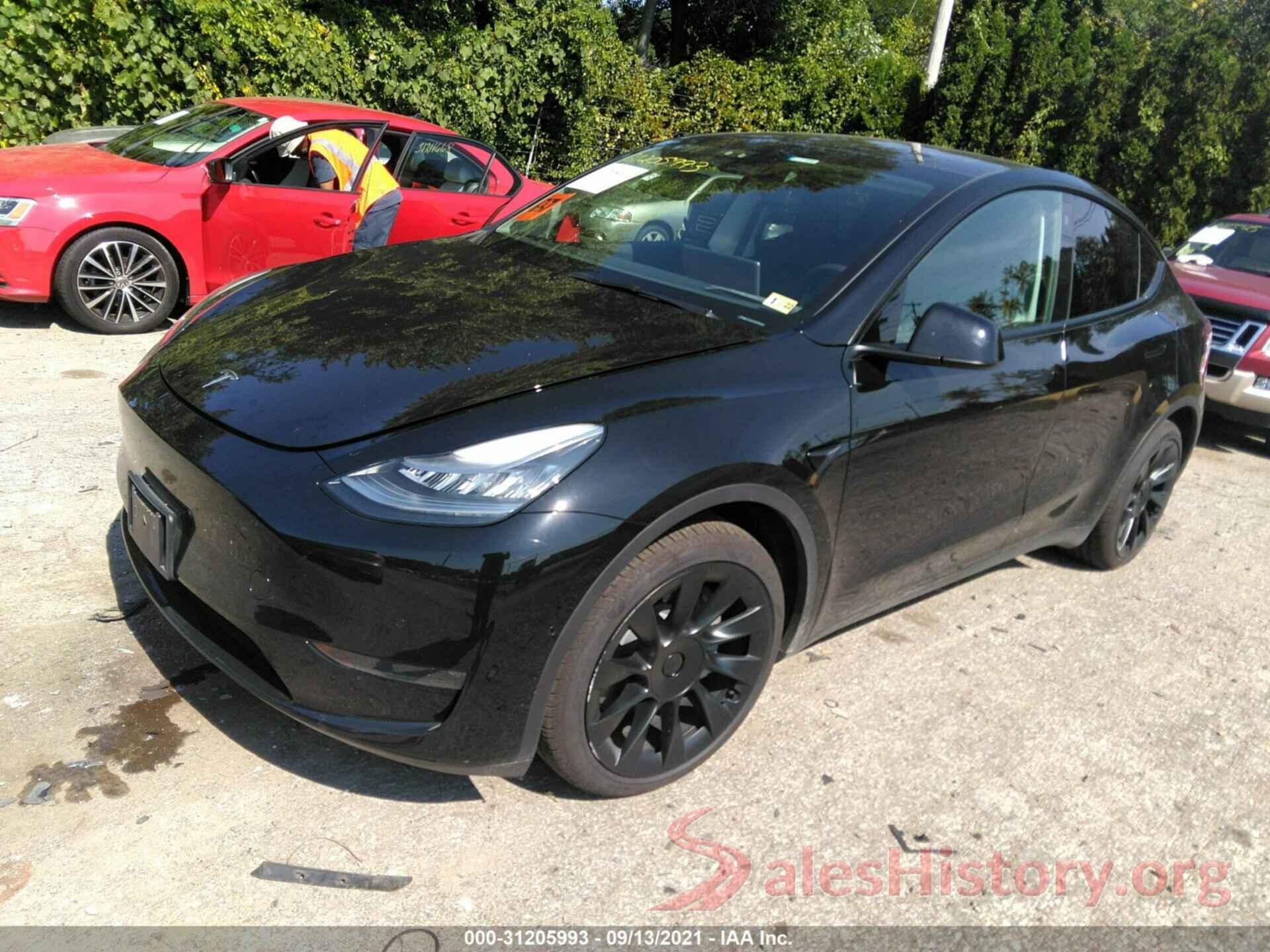 5YJYGDEE9MF100230 2021 TESLA MODEL Y