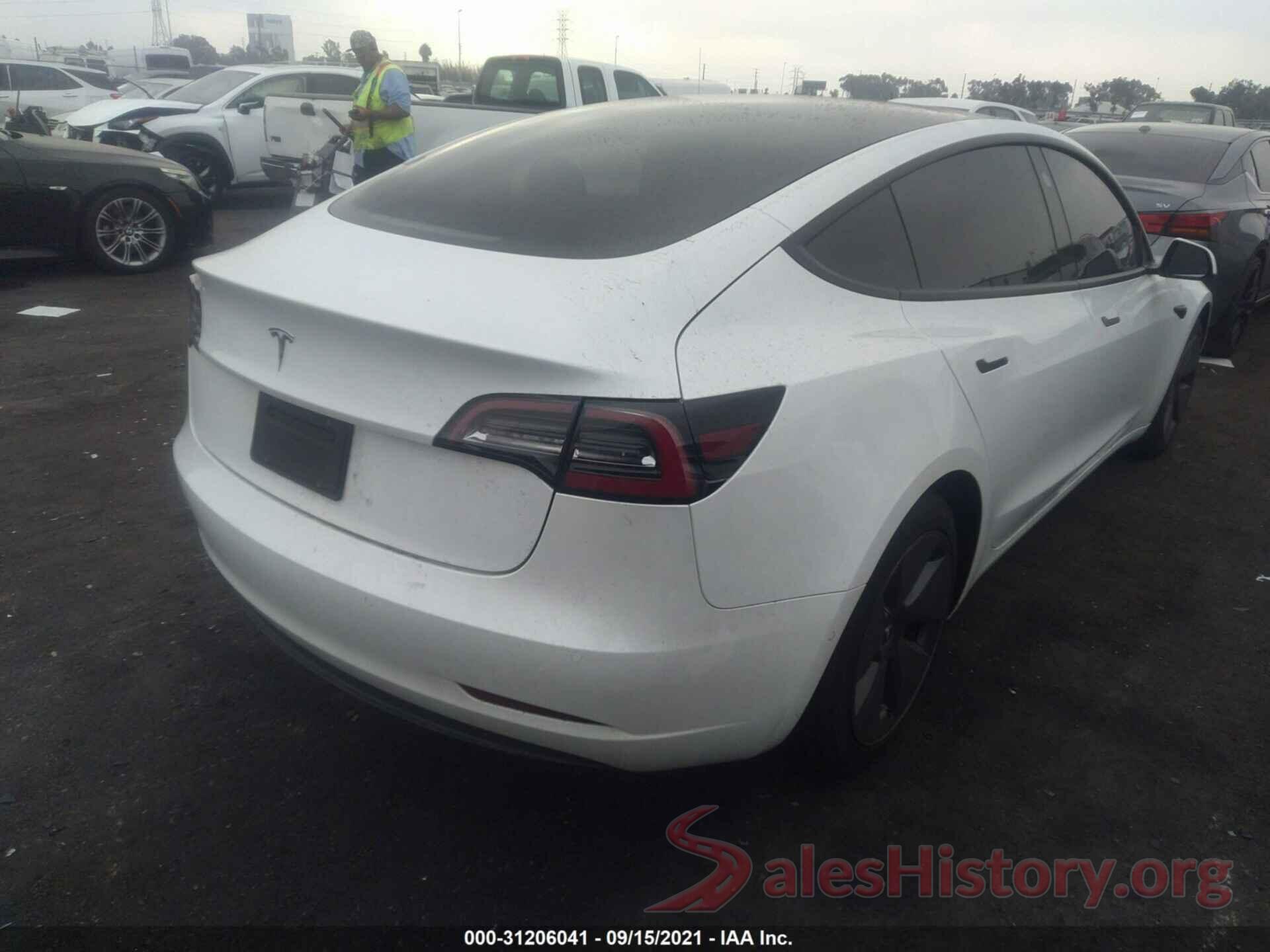 5YJ3E1EA5MF867388 2021 TESLA MODEL 3