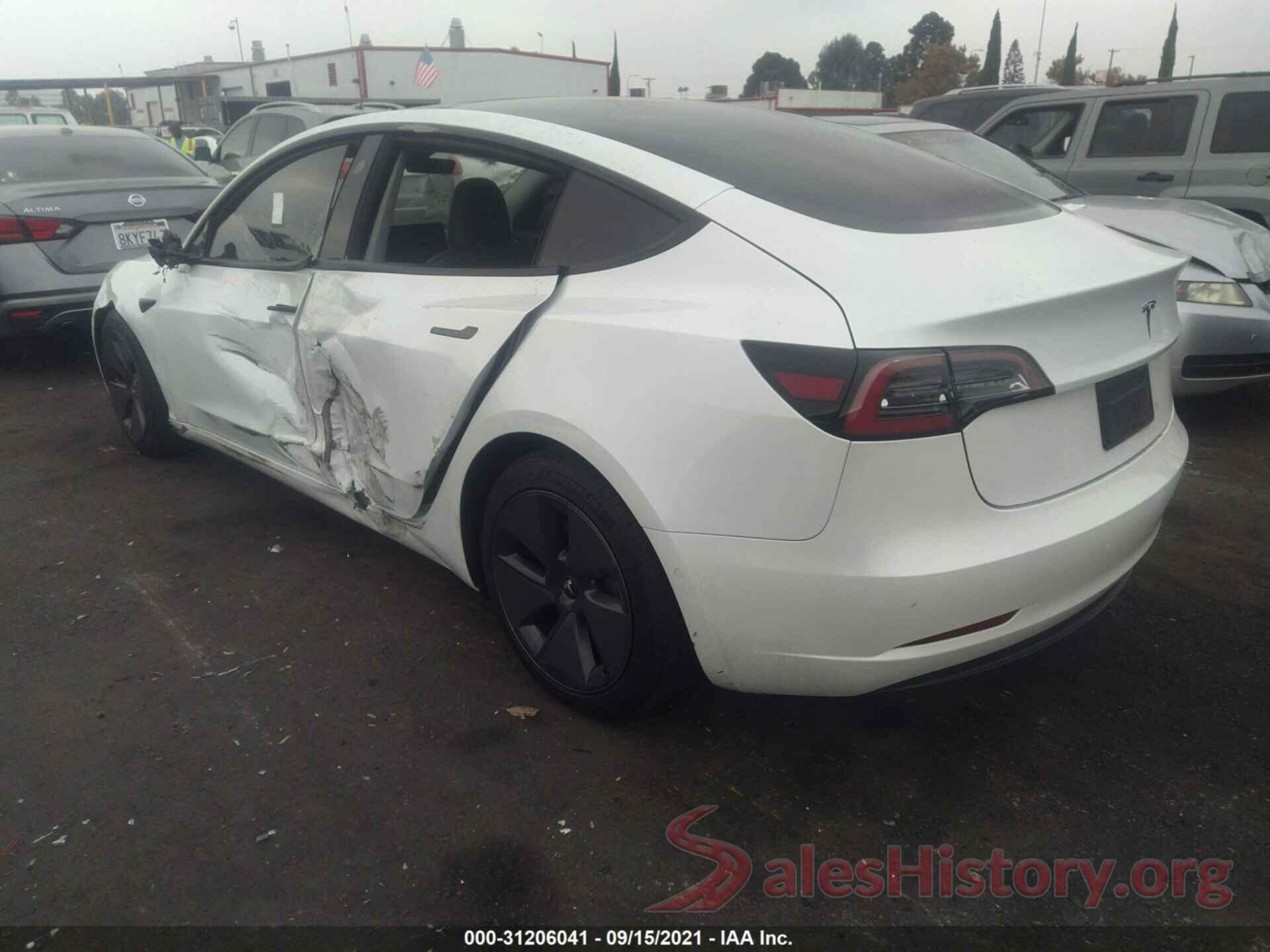 5YJ3E1EA5MF867388 2021 TESLA MODEL 3