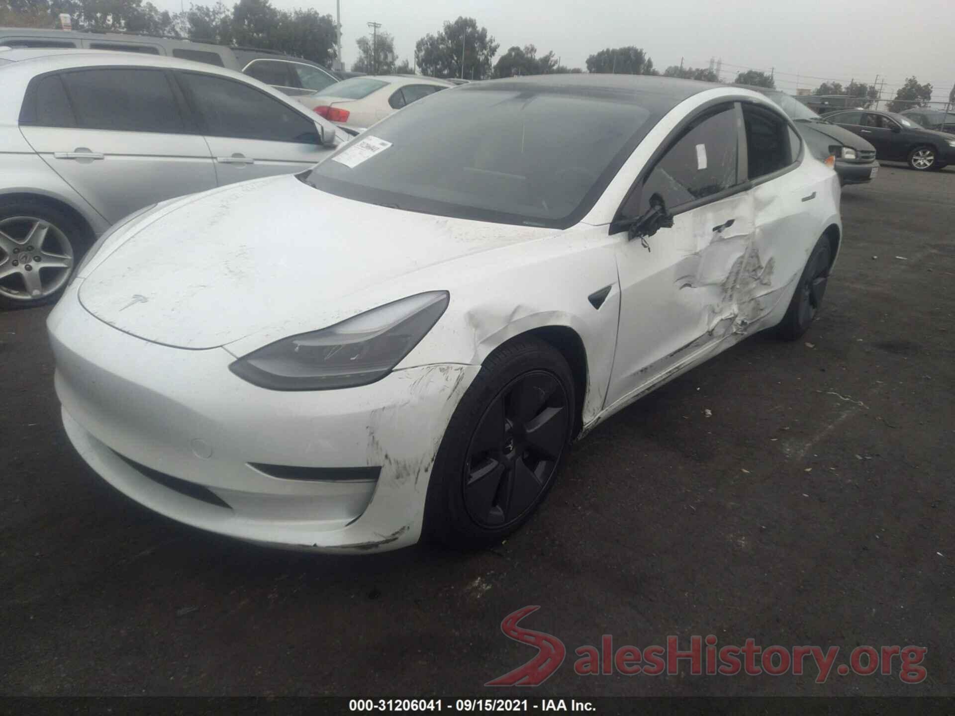 5YJ3E1EA5MF867388 2021 TESLA MODEL 3