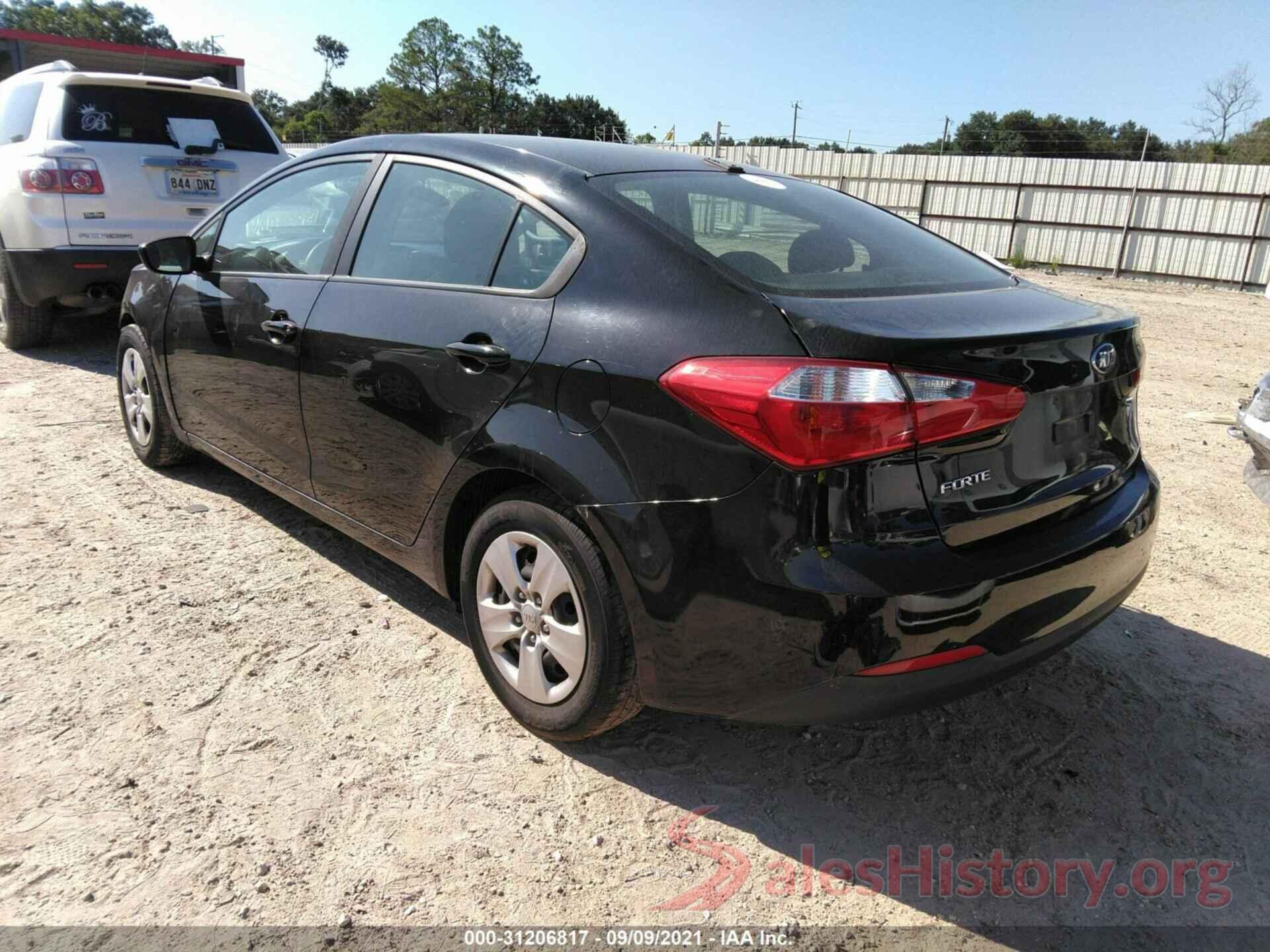 KNAFK4A63G5572205 2016 KIA FORTE