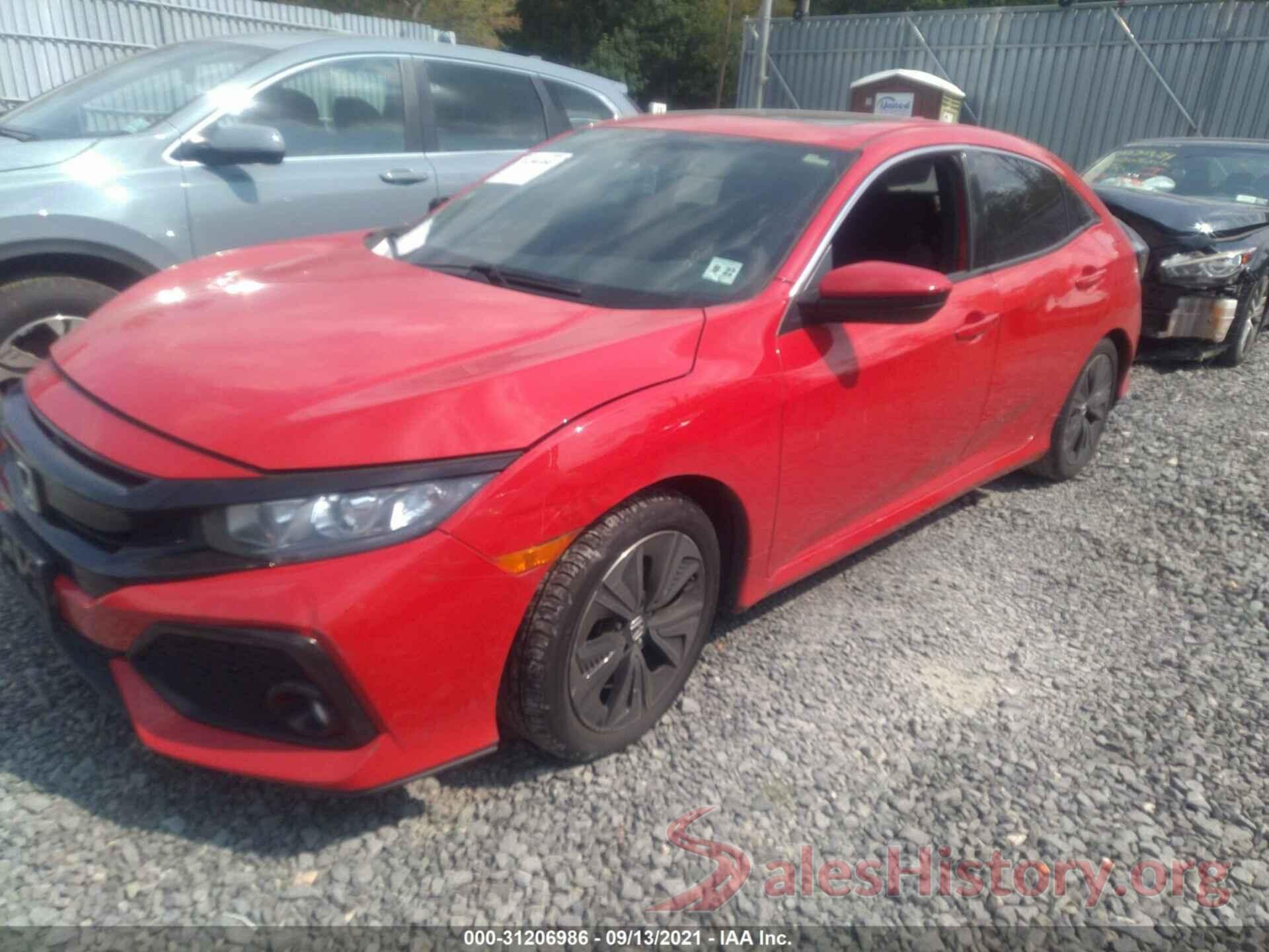 SHHFK7H55HU408812 2017 HONDA CIVIC HATCHBACK