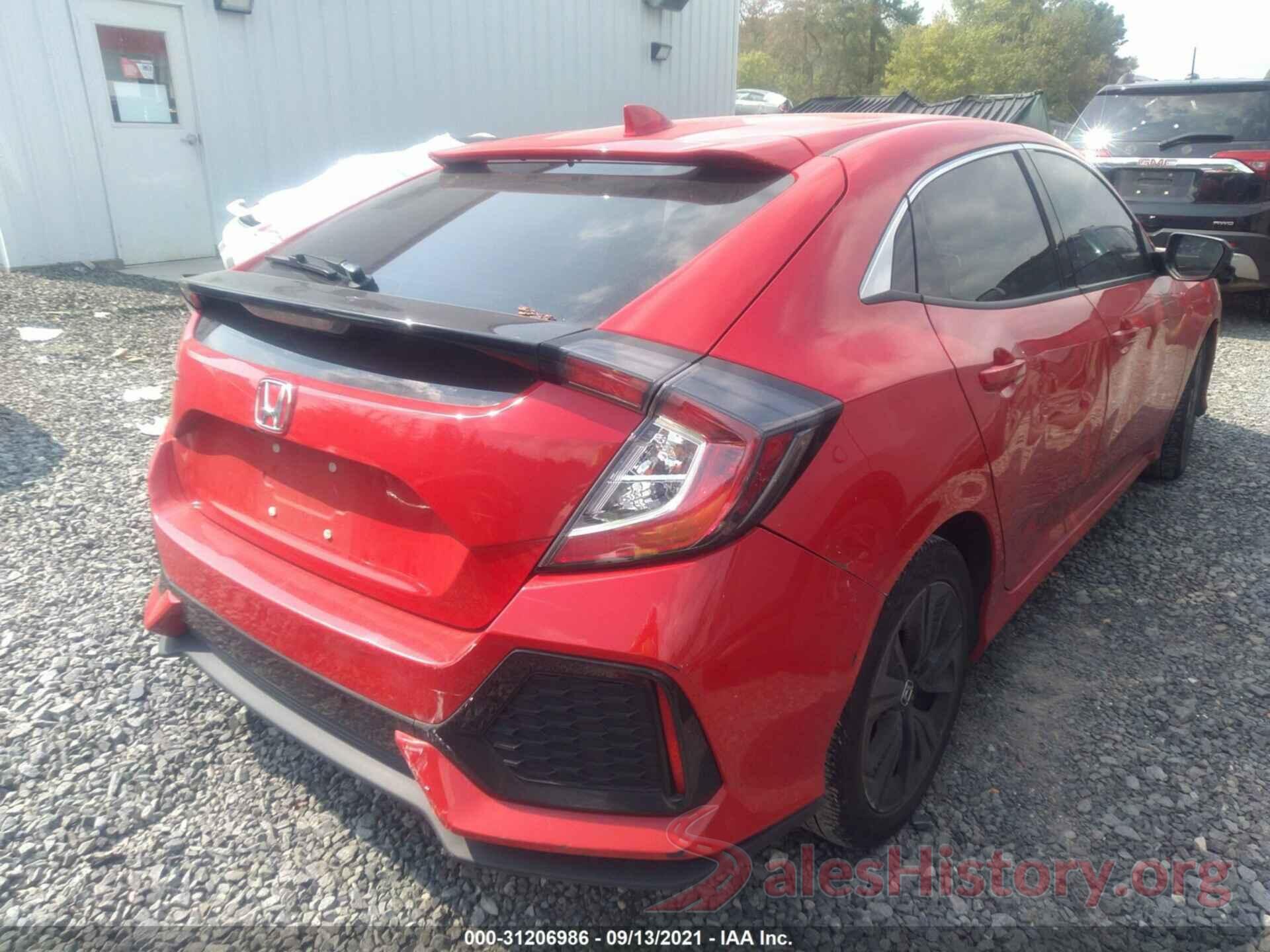 SHHFK7H55HU408812 2017 HONDA CIVIC HATCHBACK