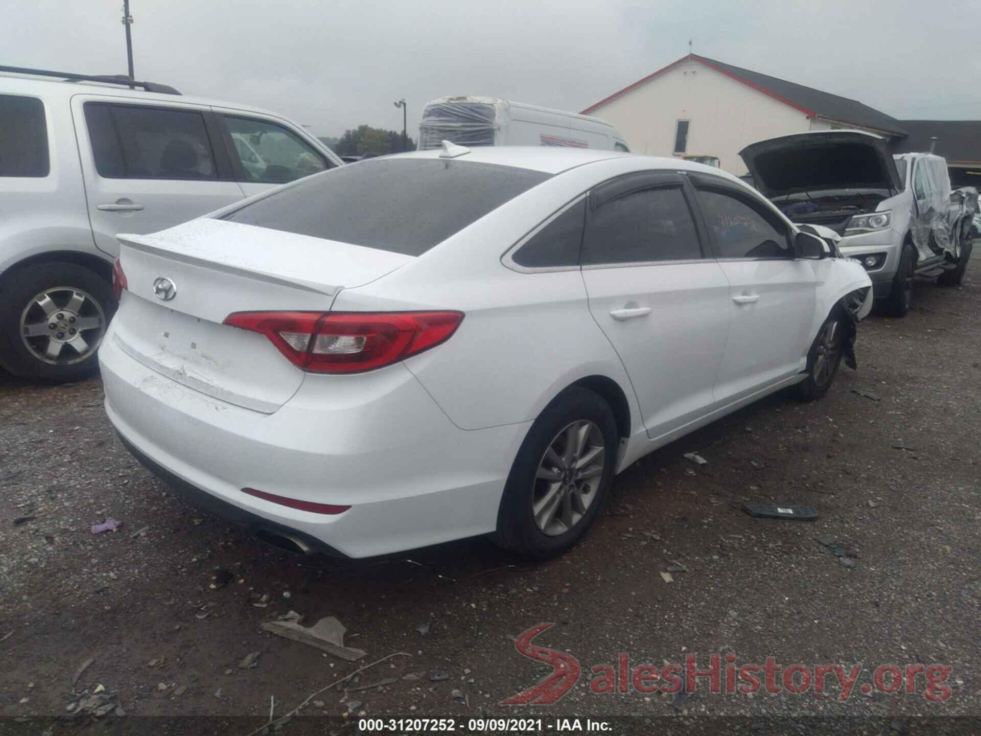 5NPE24AF3GH319996 2016 HYUNDAI SONATA