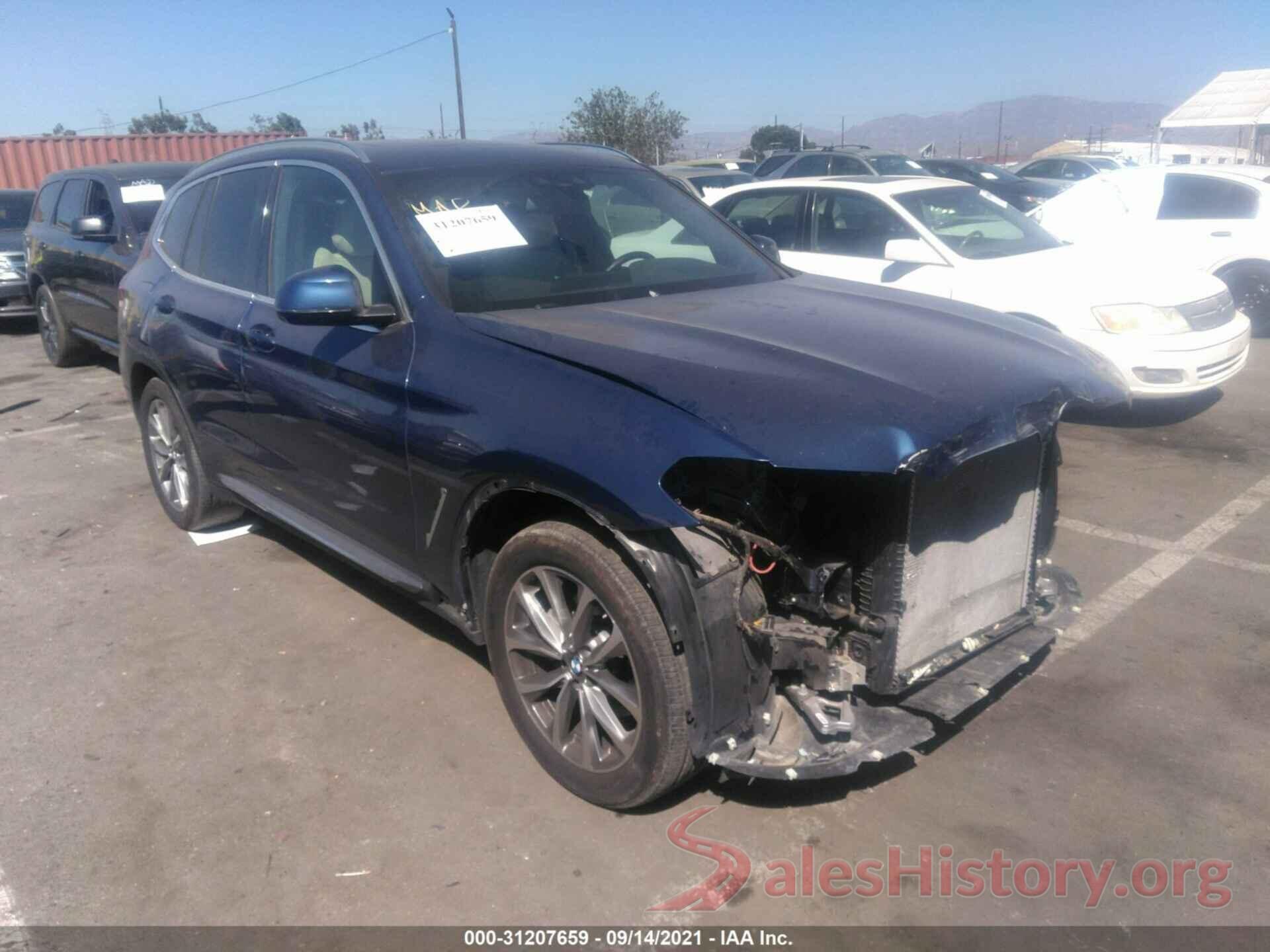 5UXTR7C54KLF34317 2019 BMW X3