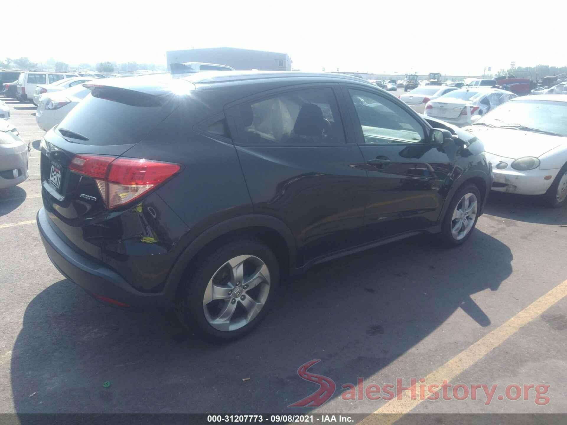 3CZRU6H77GM735592 2016 HONDA HR-V