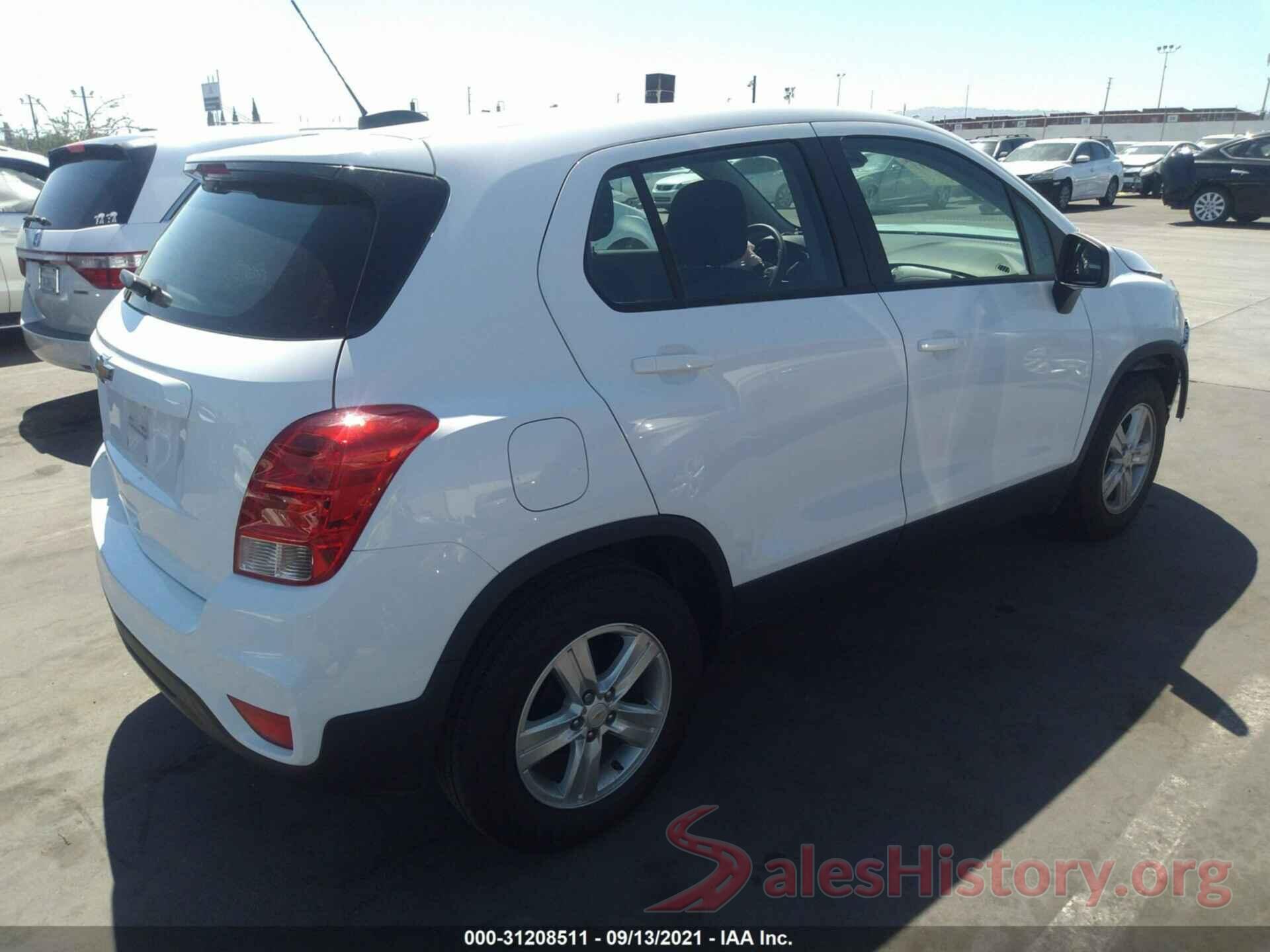 KL7CJKSB2LB045953 2020 CHEVROLET TRAX