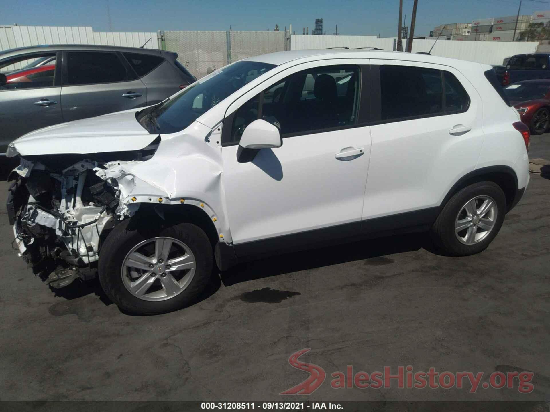 KL7CJKSB2LB045953 2020 CHEVROLET TRAX