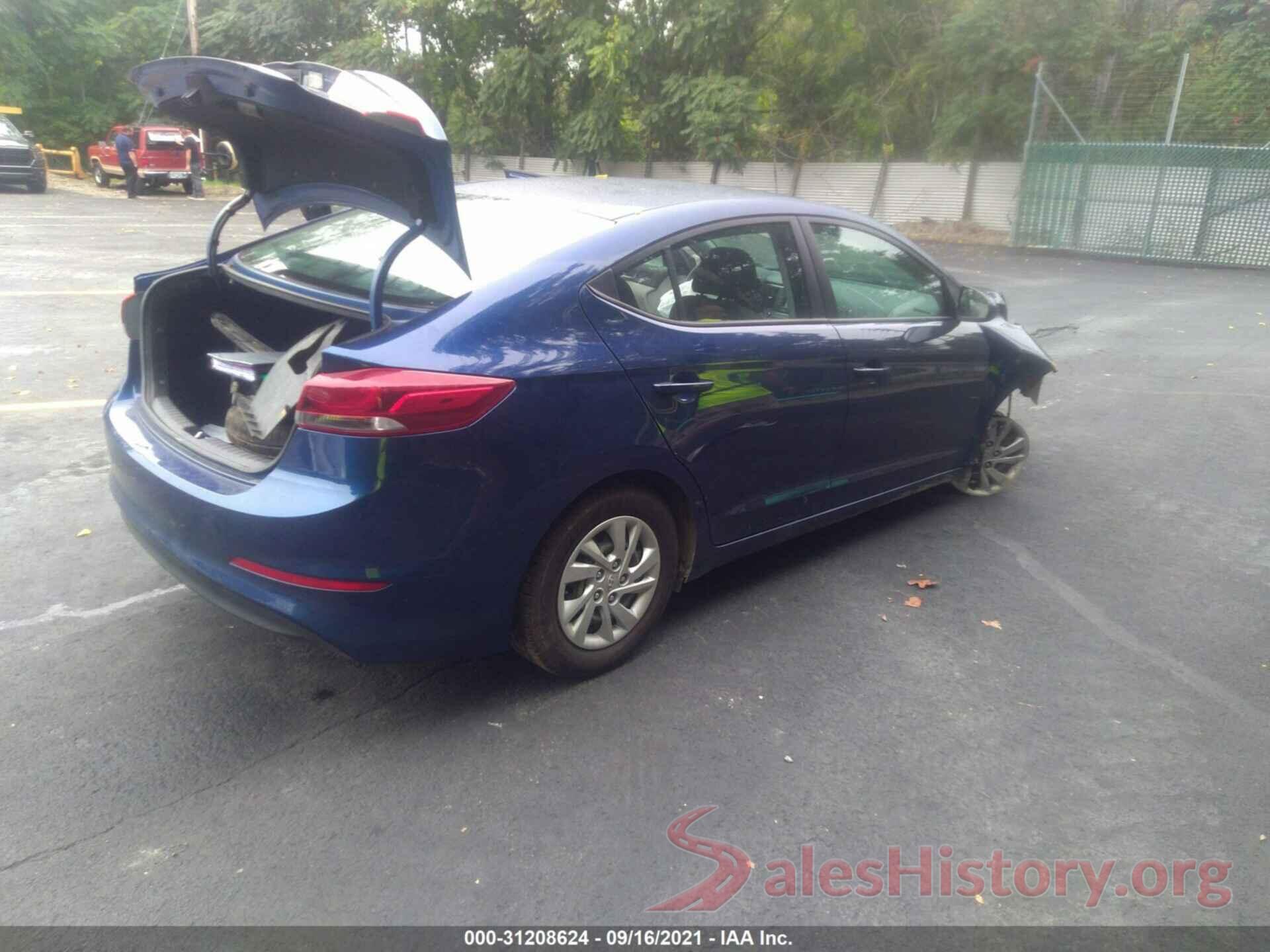 5NPD74LF7JH310994 2018 HYUNDAI ELANTRA