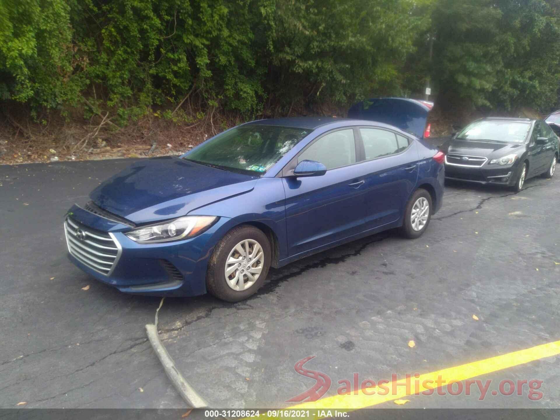 5NPD74LF7JH310994 2018 HYUNDAI ELANTRA