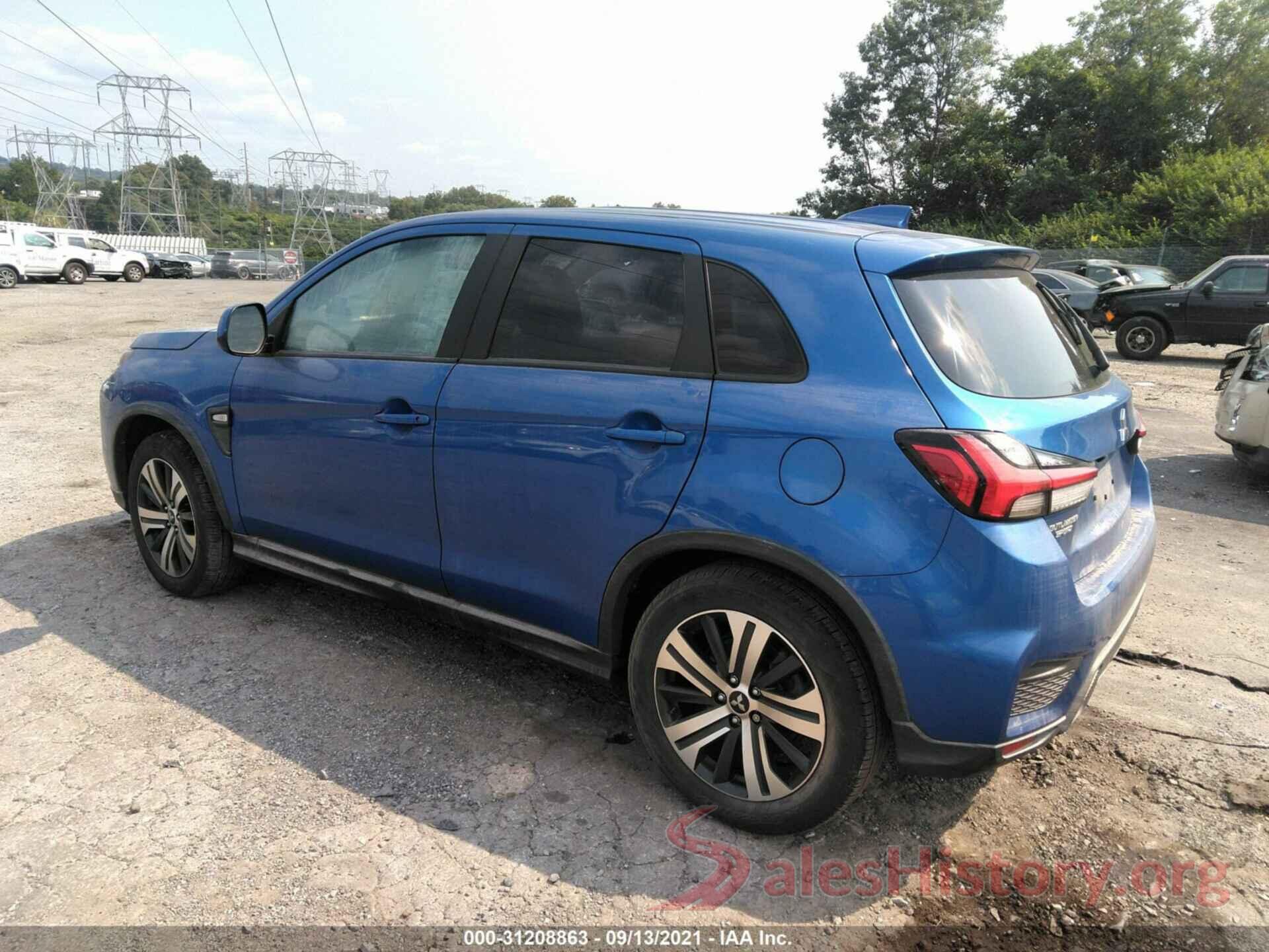 JA4AP3AU4LU001730 2020 MITSUBISHI OUTLANDER SPORT