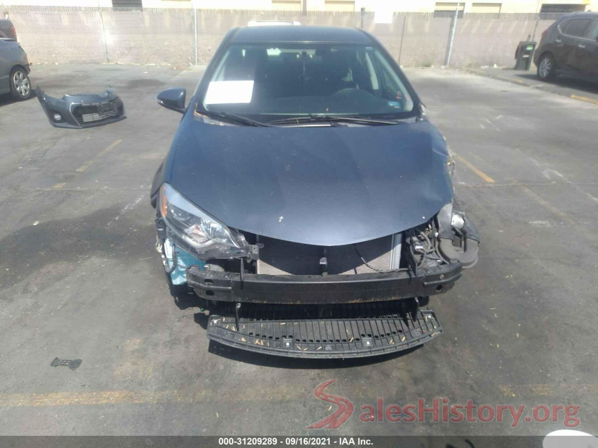 5YFBURHE5GP567600 2016 TOYOTA COROLLA