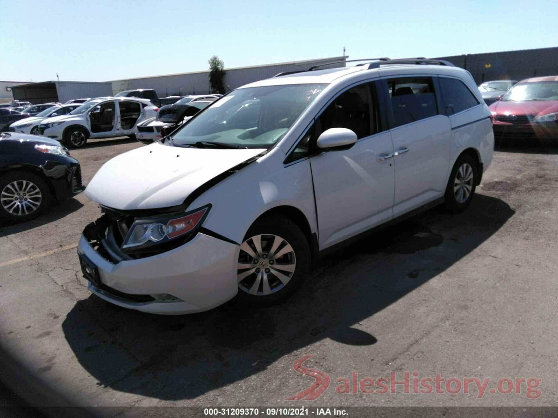 5FNRL5H68GB012896 2016 HONDA ODYSSEY