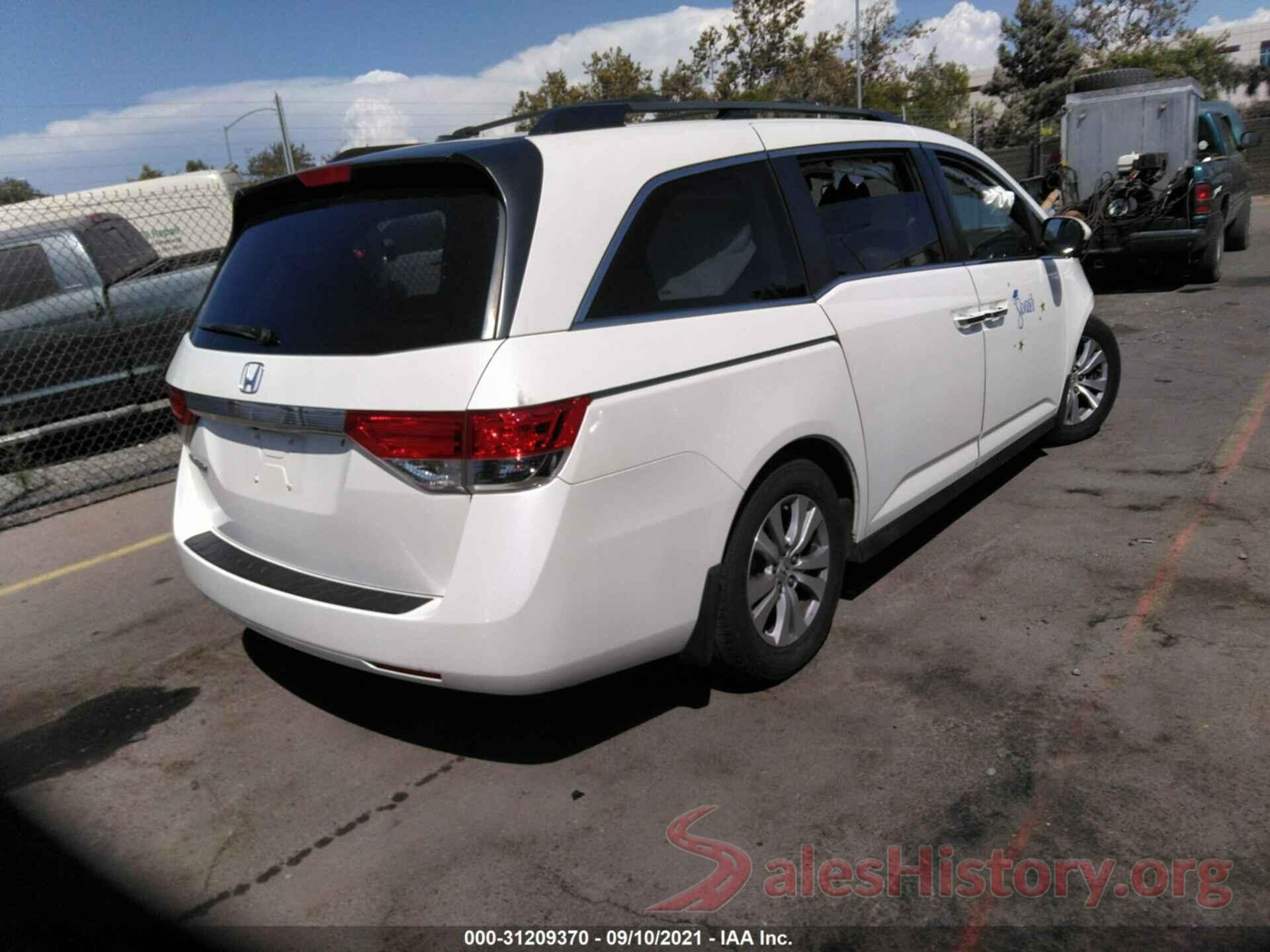 5FNRL5H68GB012896 2016 HONDA ODYSSEY