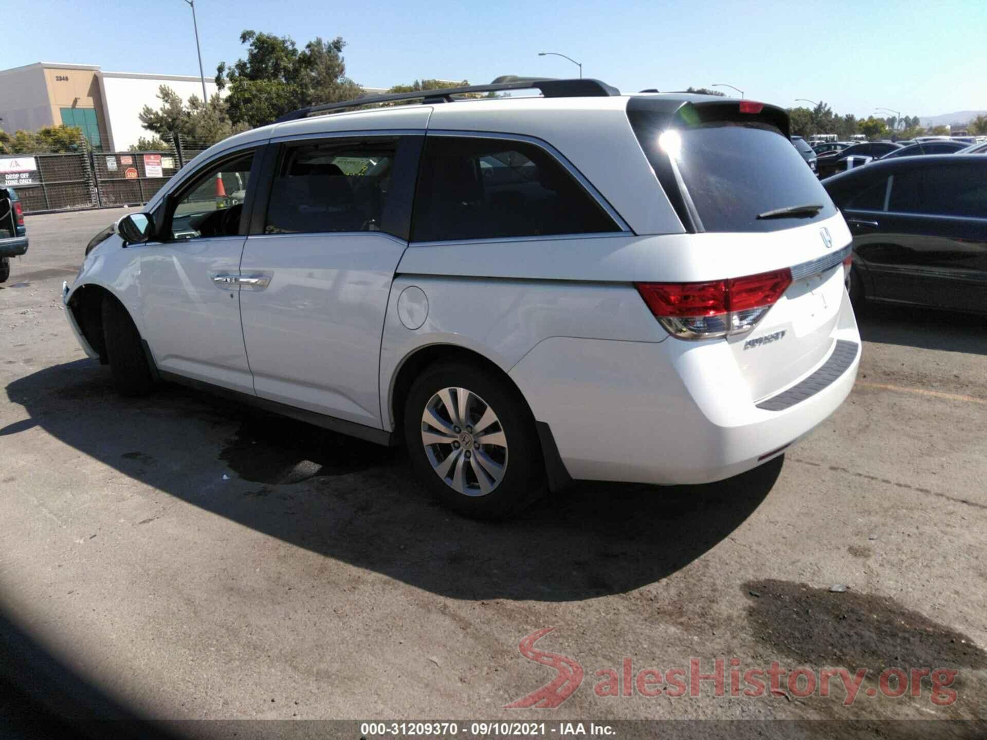 5FNRL5H68GB012896 2016 HONDA ODYSSEY