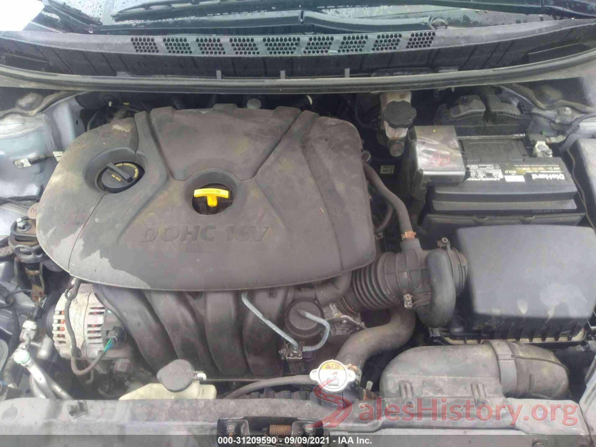 5NPDH4AE8GH727265 2016 HYUNDAI ELANTRA