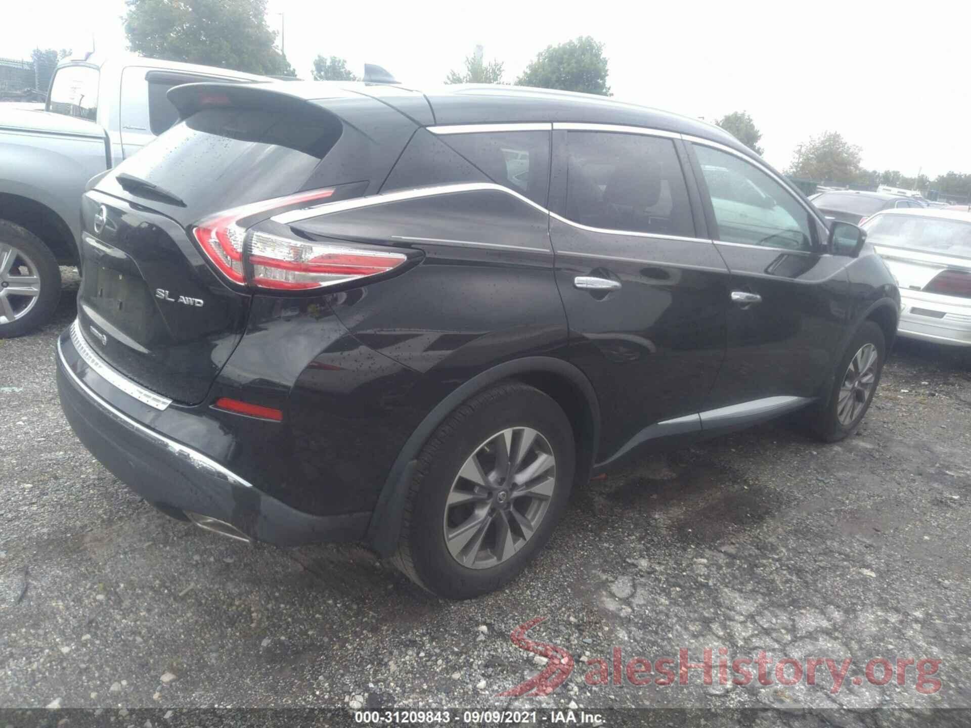 5N1AZ2MHXHN203574 2017 NISSAN MURANO