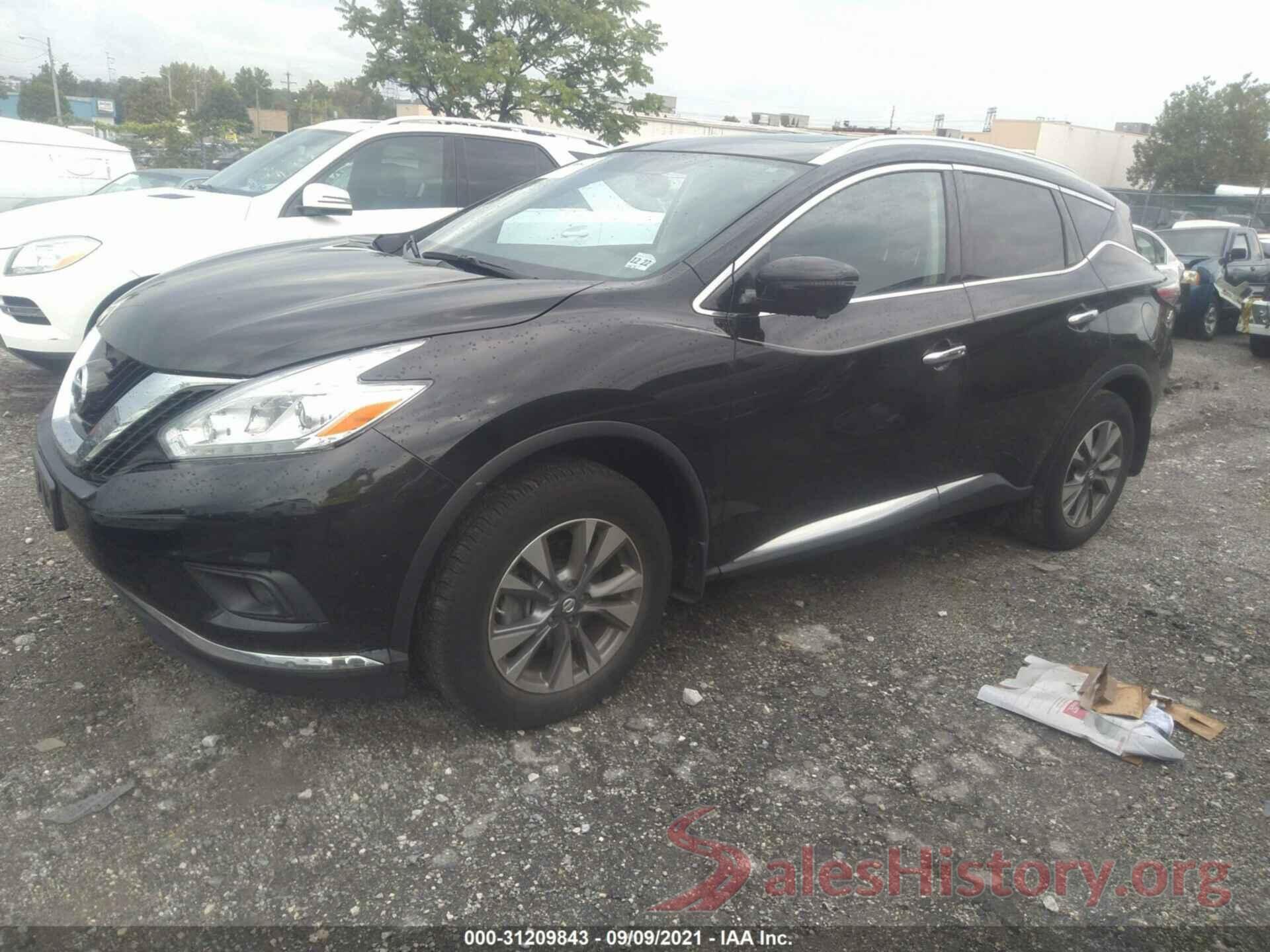 5N1AZ2MHXHN203574 2017 NISSAN MURANO