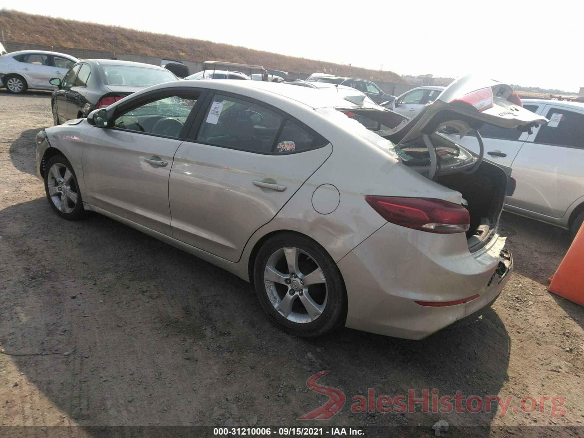 5NPD74LF2HH148637 2017 HYUNDAI ELANTRA