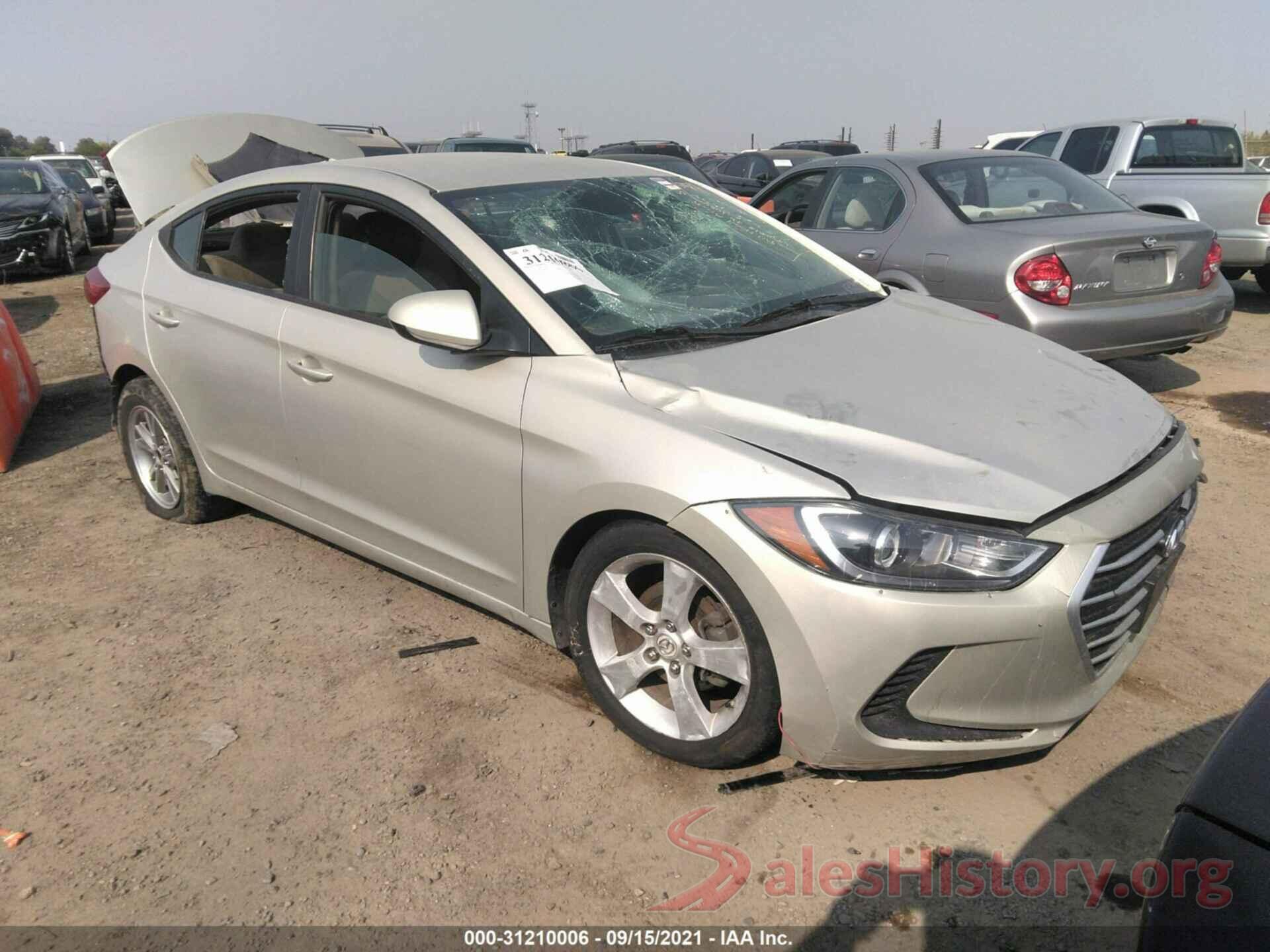 5NPD74LF2HH148637 2017 HYUNDAI ELANTRA