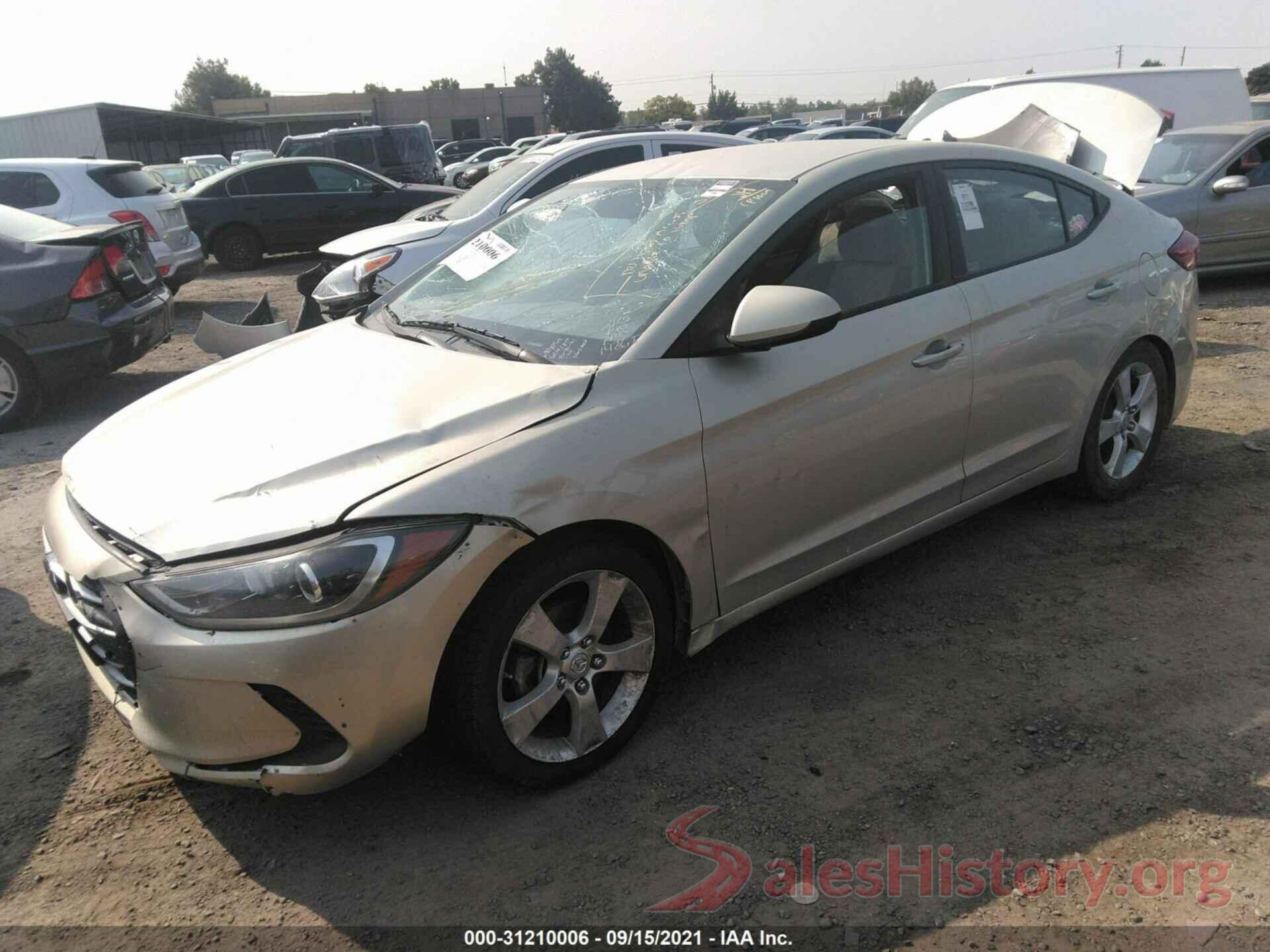 5NPD74LF2HH148637 2017 HYUNDAI ELANTRA