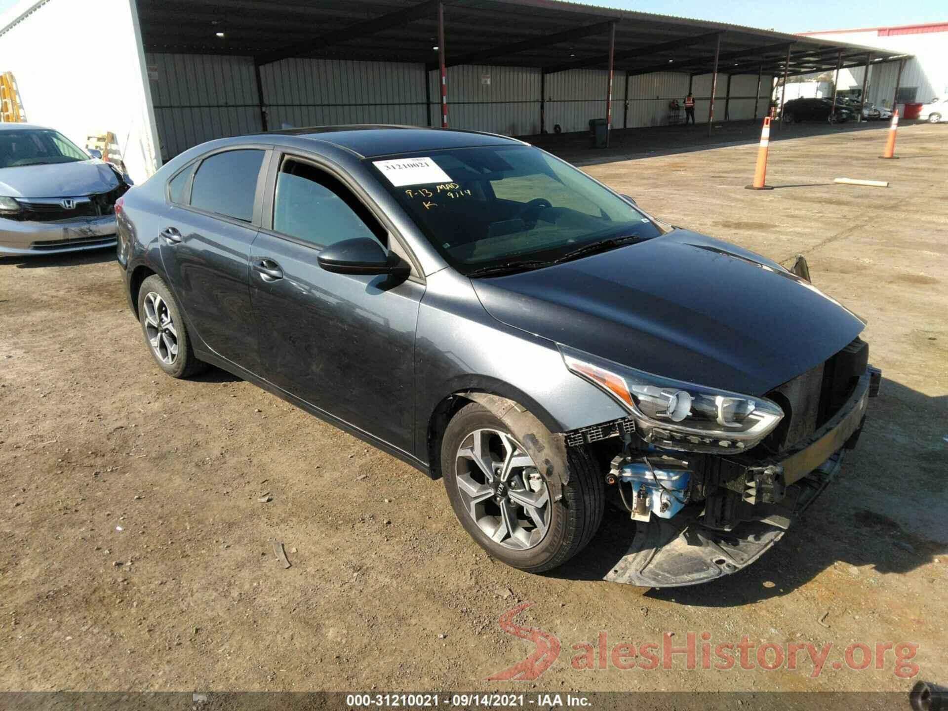 3KPF24AD6LE231106 2020 KIA FORTE